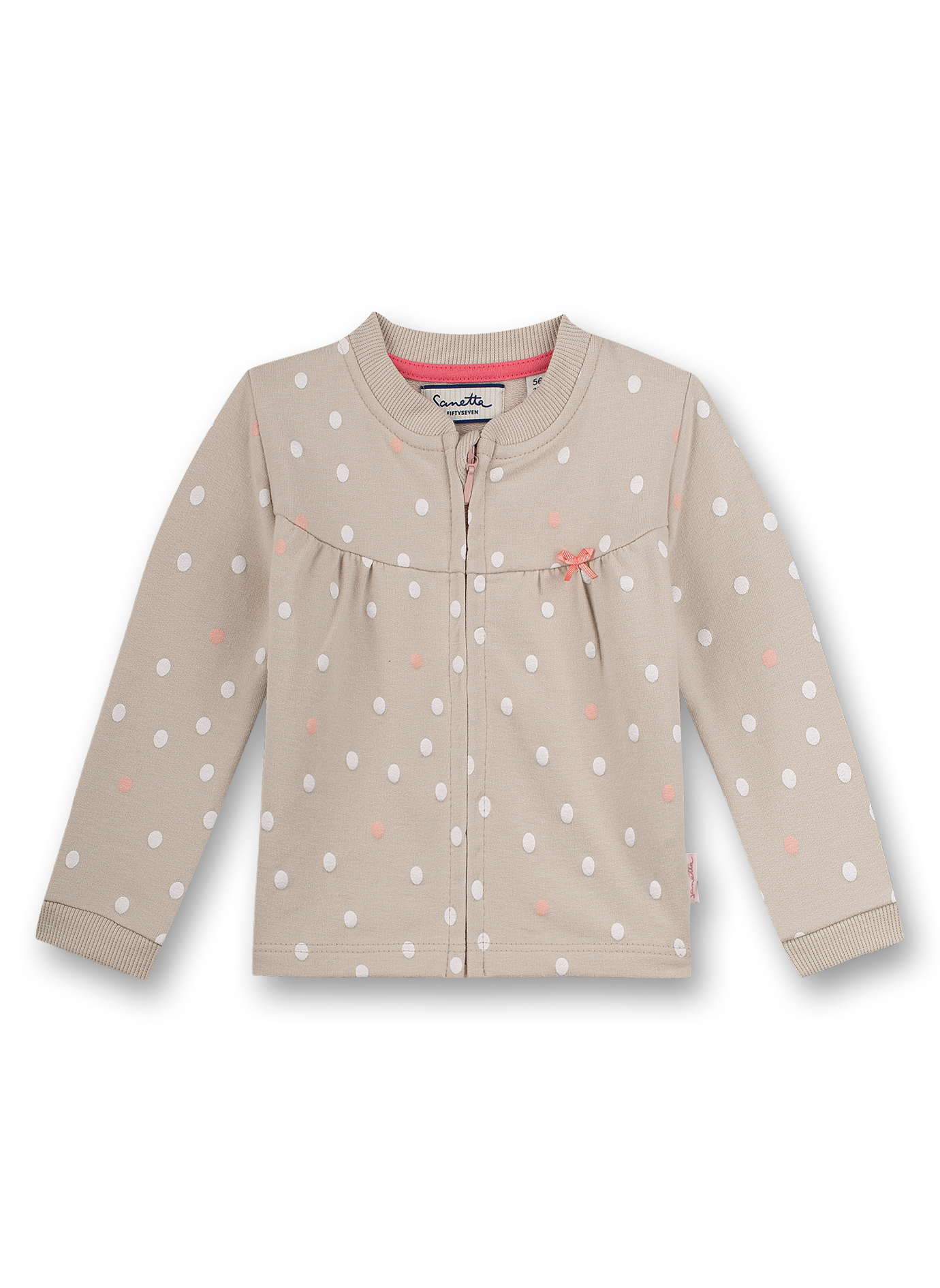 Mädchen-Sweatjacke Beige Free Bird