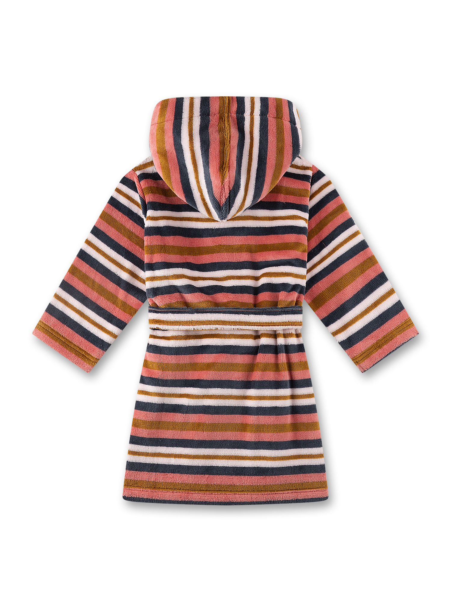 Kinderhoodrobe, Strickjacke, gestreift, Kapuze, Hoodie-Wrobe
