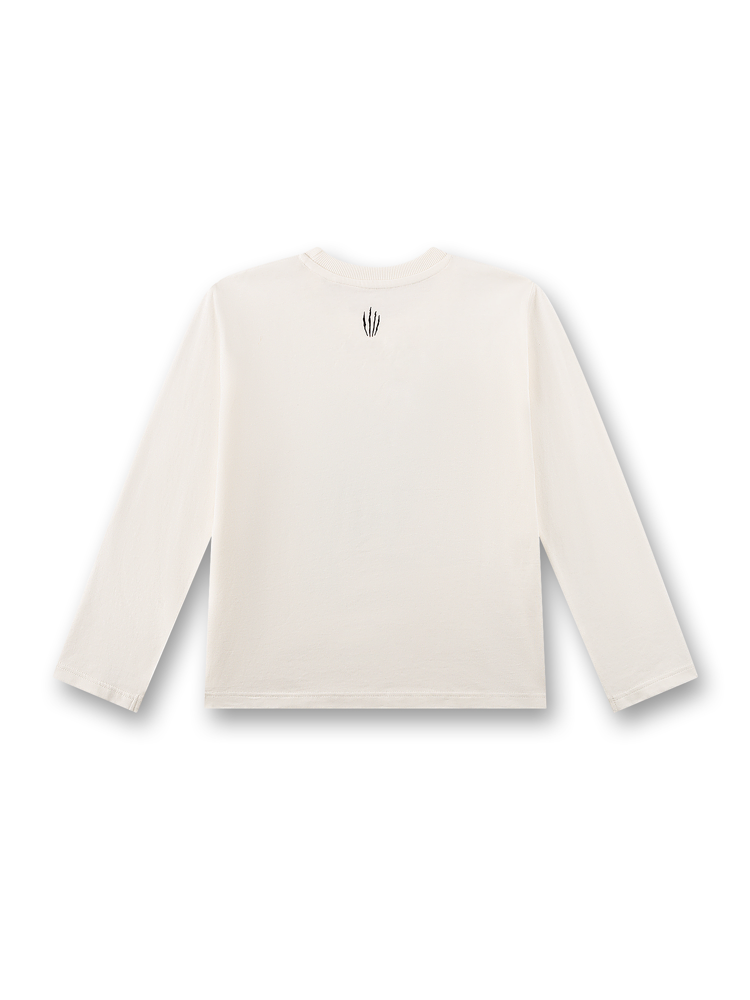 Langarmshirt, Weiß, Kleidung, Lässig, Rückenprint?
