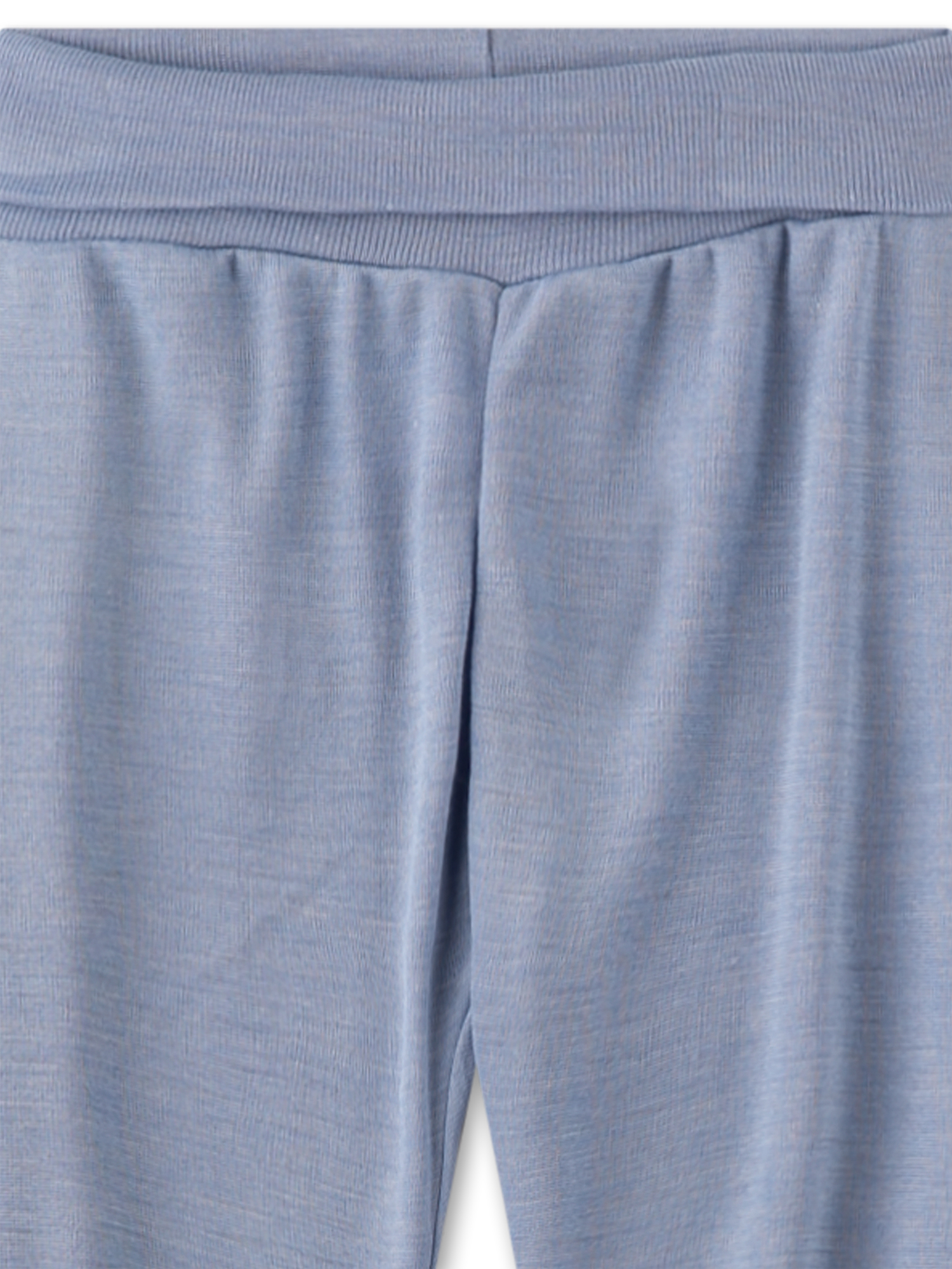 strumpfhose, weich, strick, hellblau, taillengummi