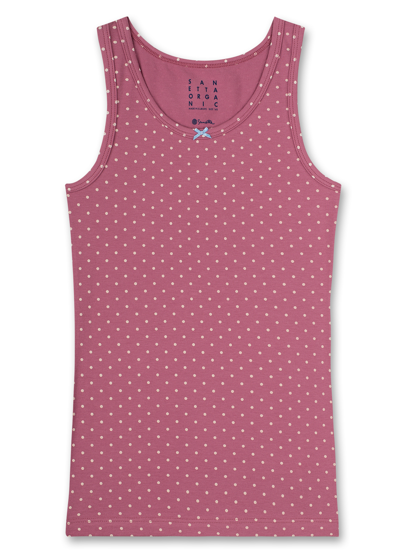 Mädchen-Unterhemd Rosa Dots Athleisure
