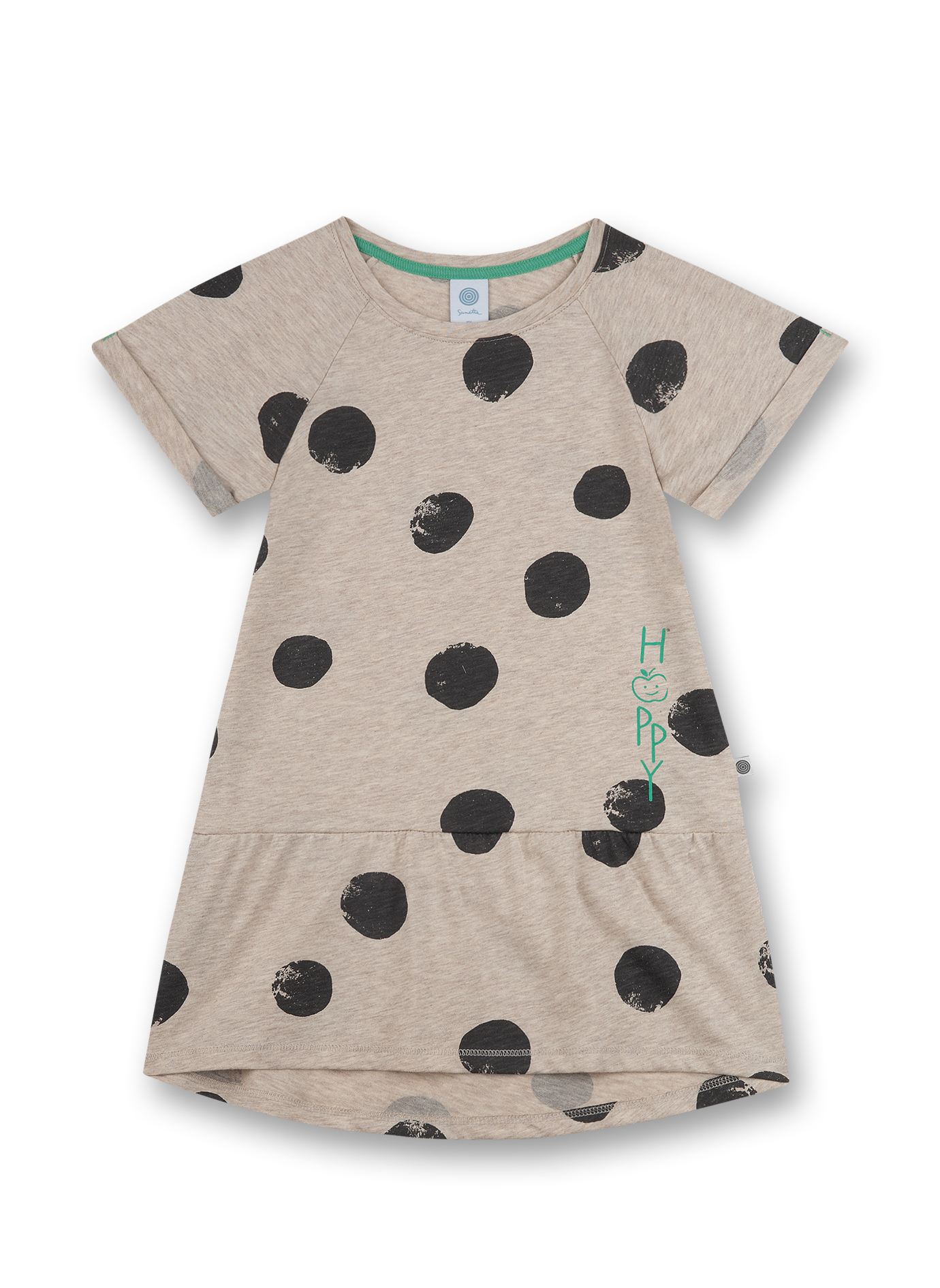 Mädchen-Nachthemd Beigemelange Dots+Apples