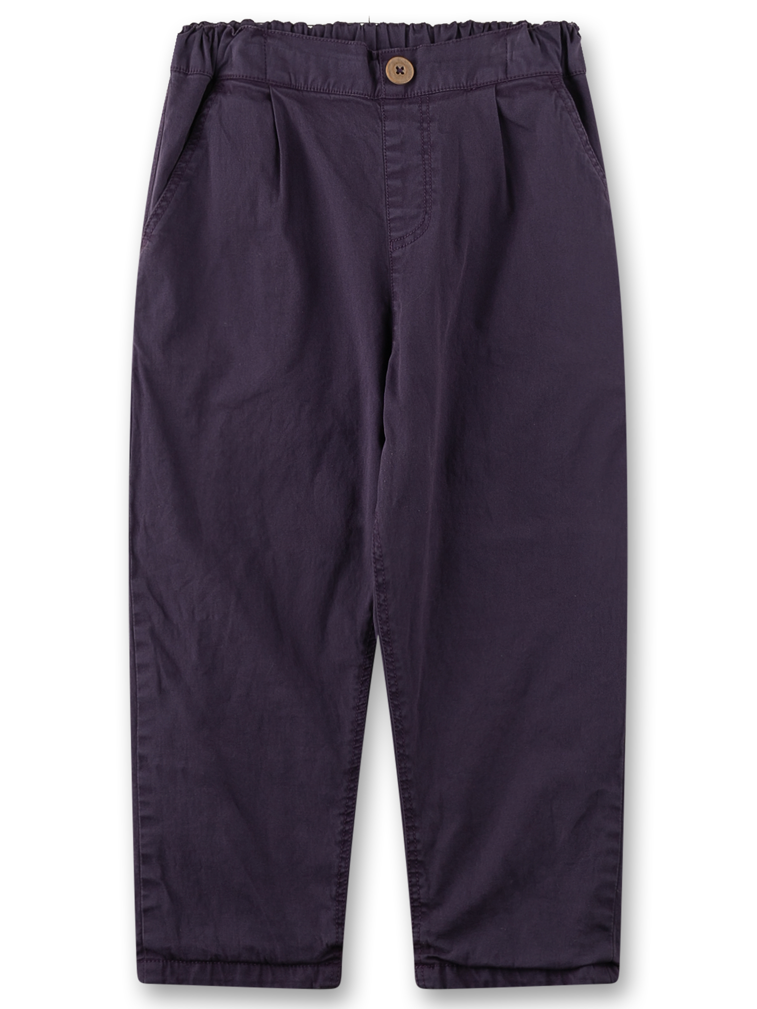 Mädchen-Hose lila aus Twill