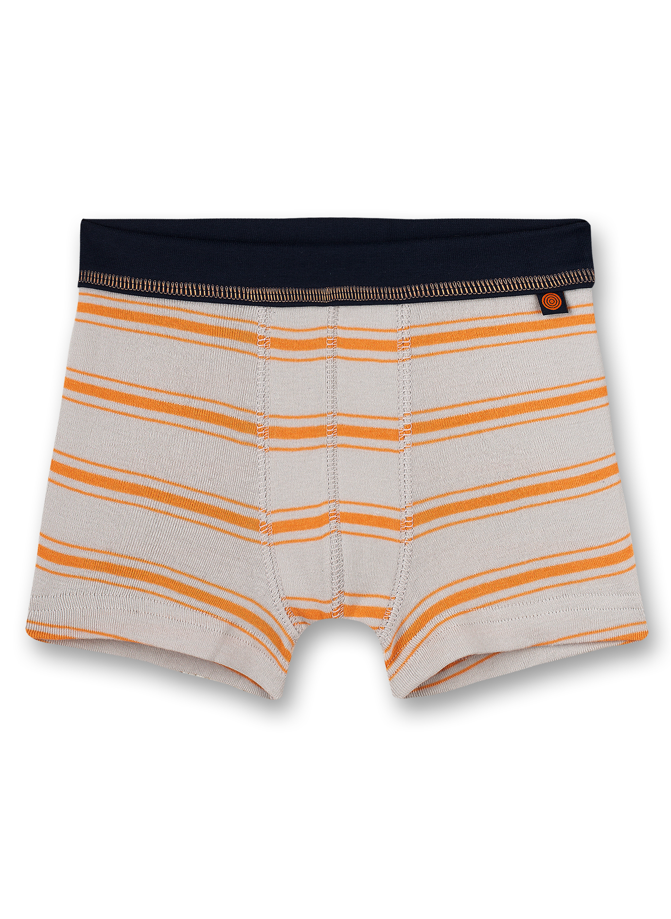 Jungen-Shorts Gelb-geringelt Dino