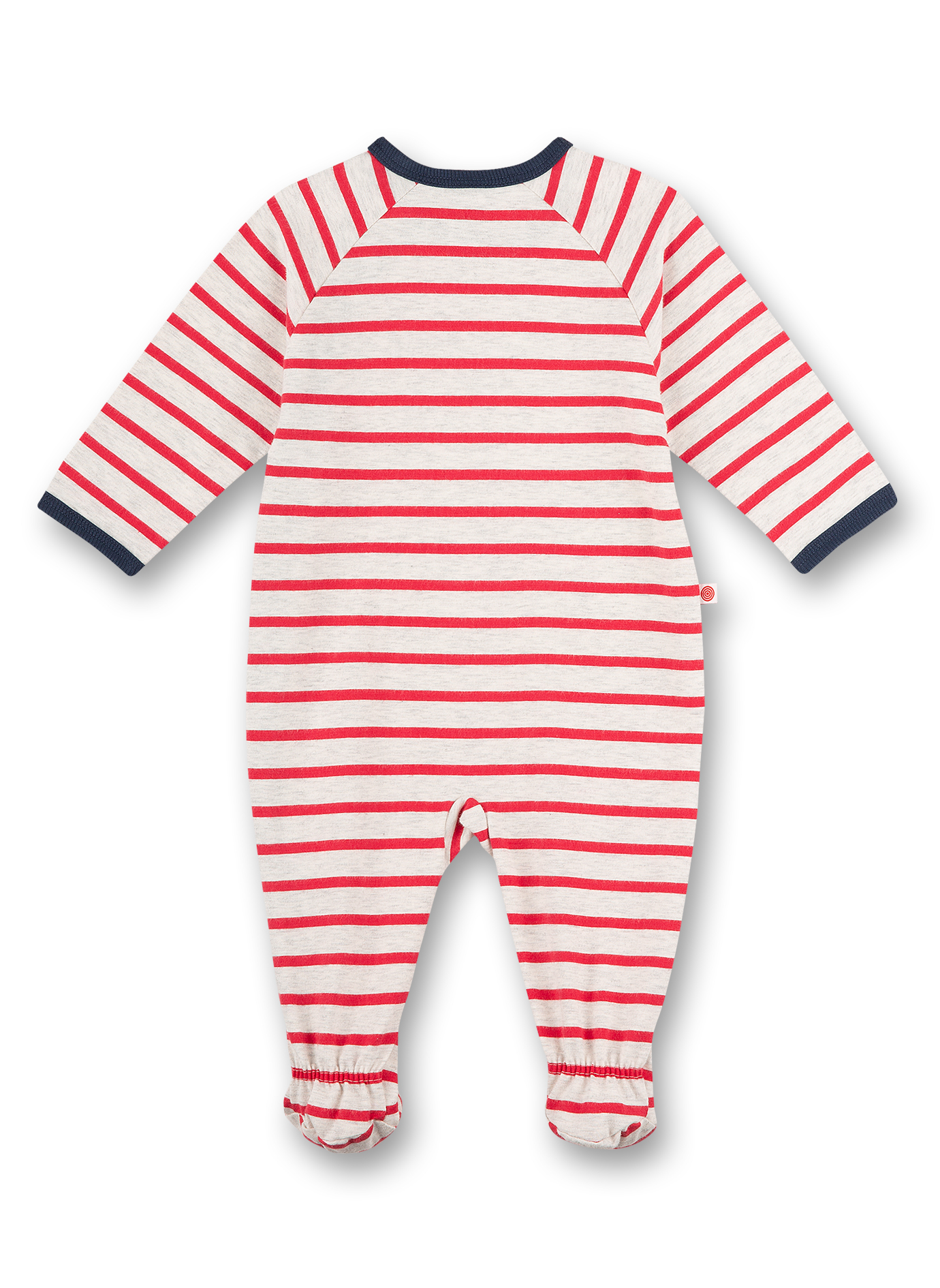 Jungen-Overall Rot Ringel Little Wood