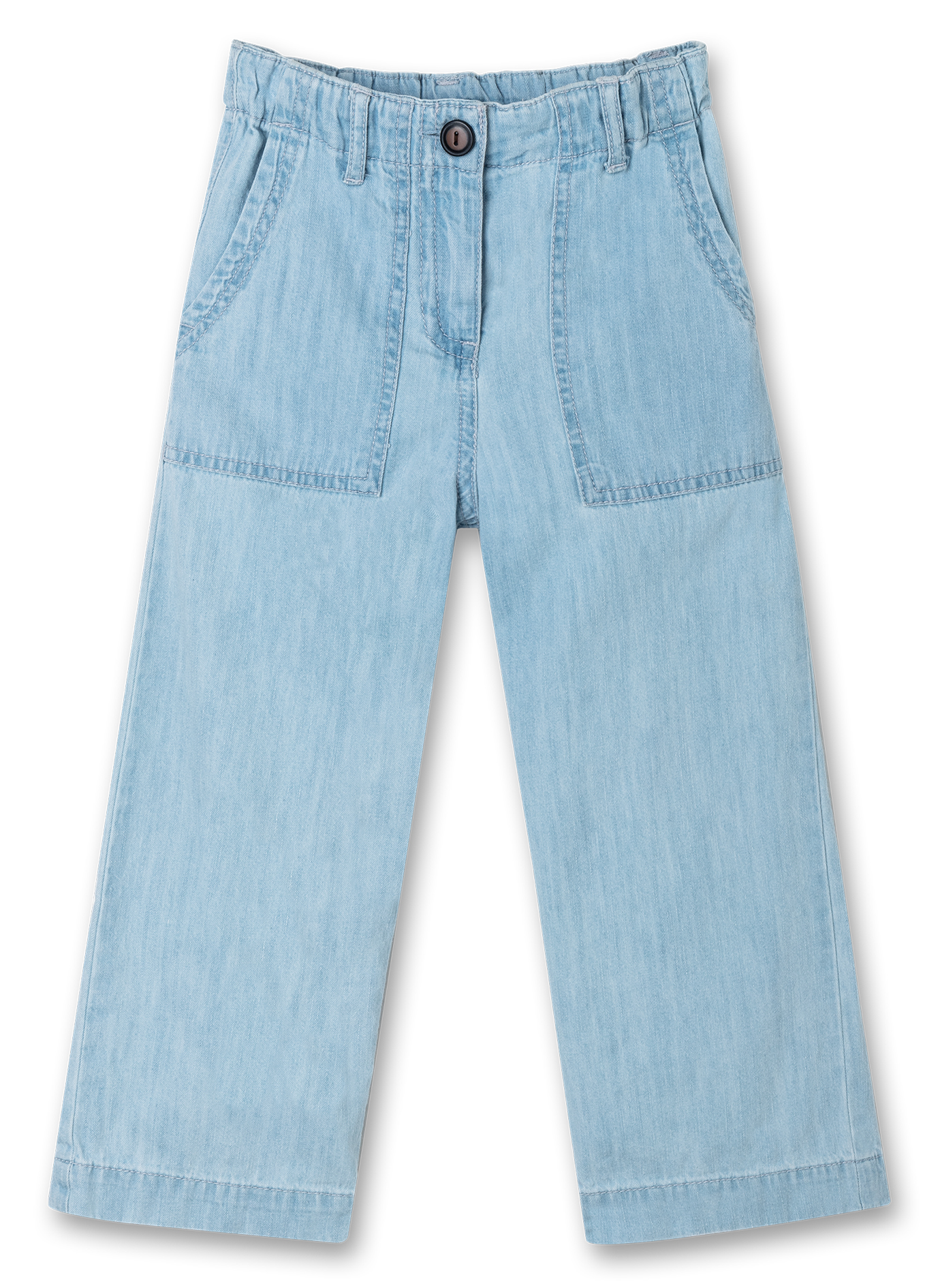 Mädchen-Culotte Denim Blau