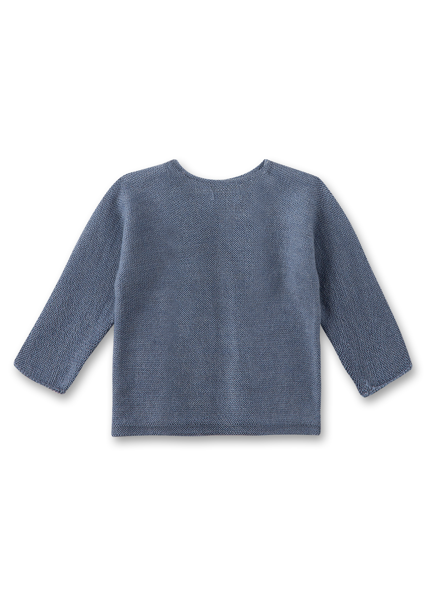 Baby-Strickpullover Blau aus Wolle