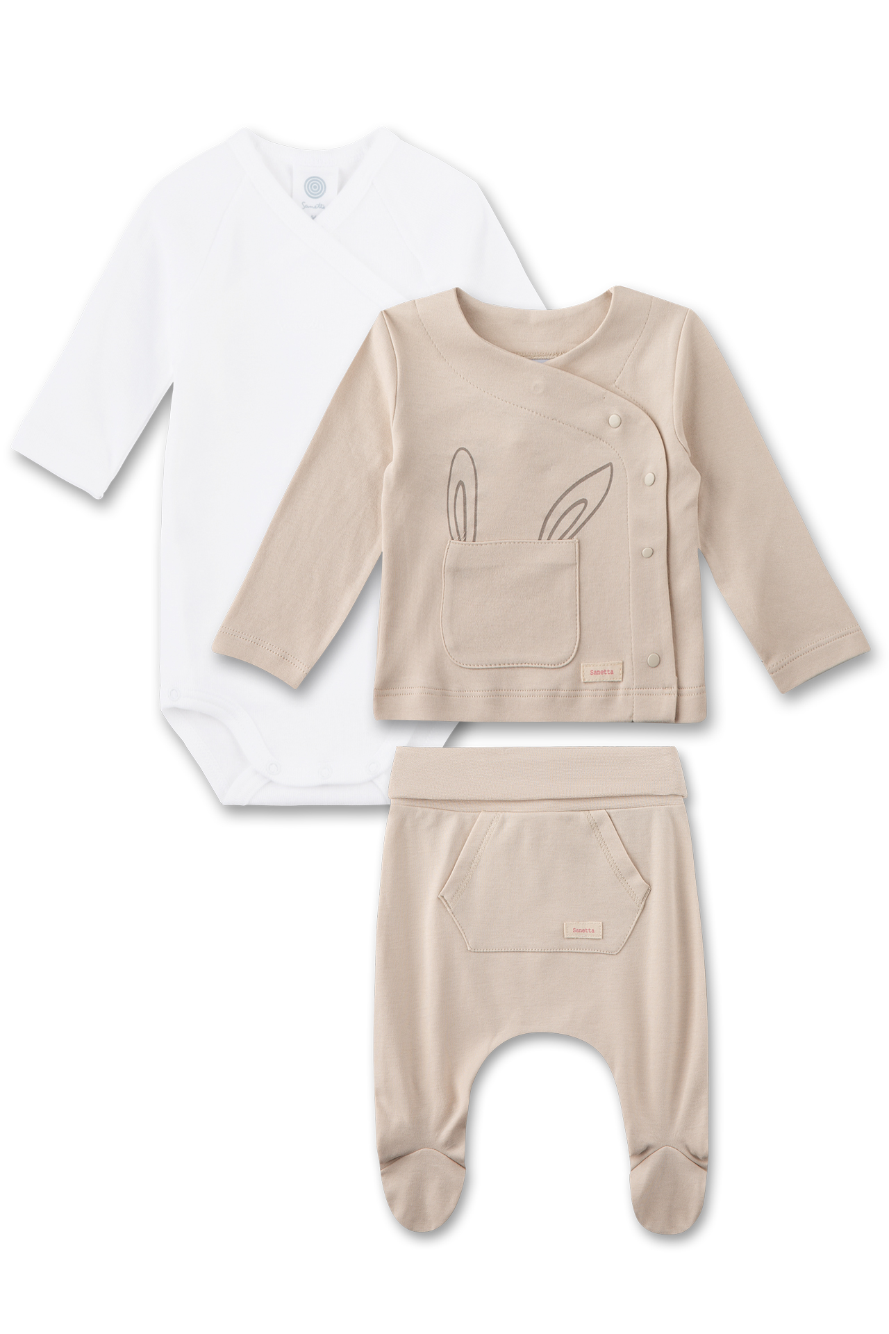 Newborn Kleidung Set (Mini) Beige
