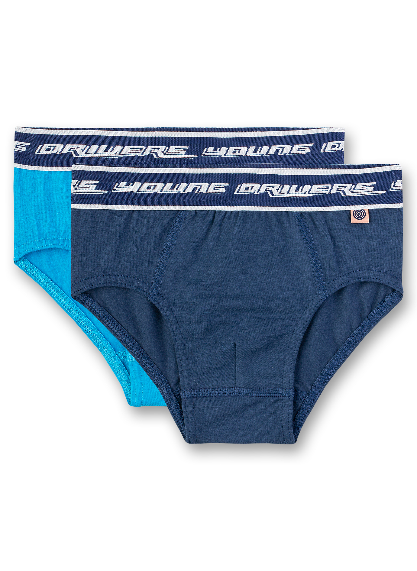 Jungen-Slip (Doppelpack) Blau Speedboat