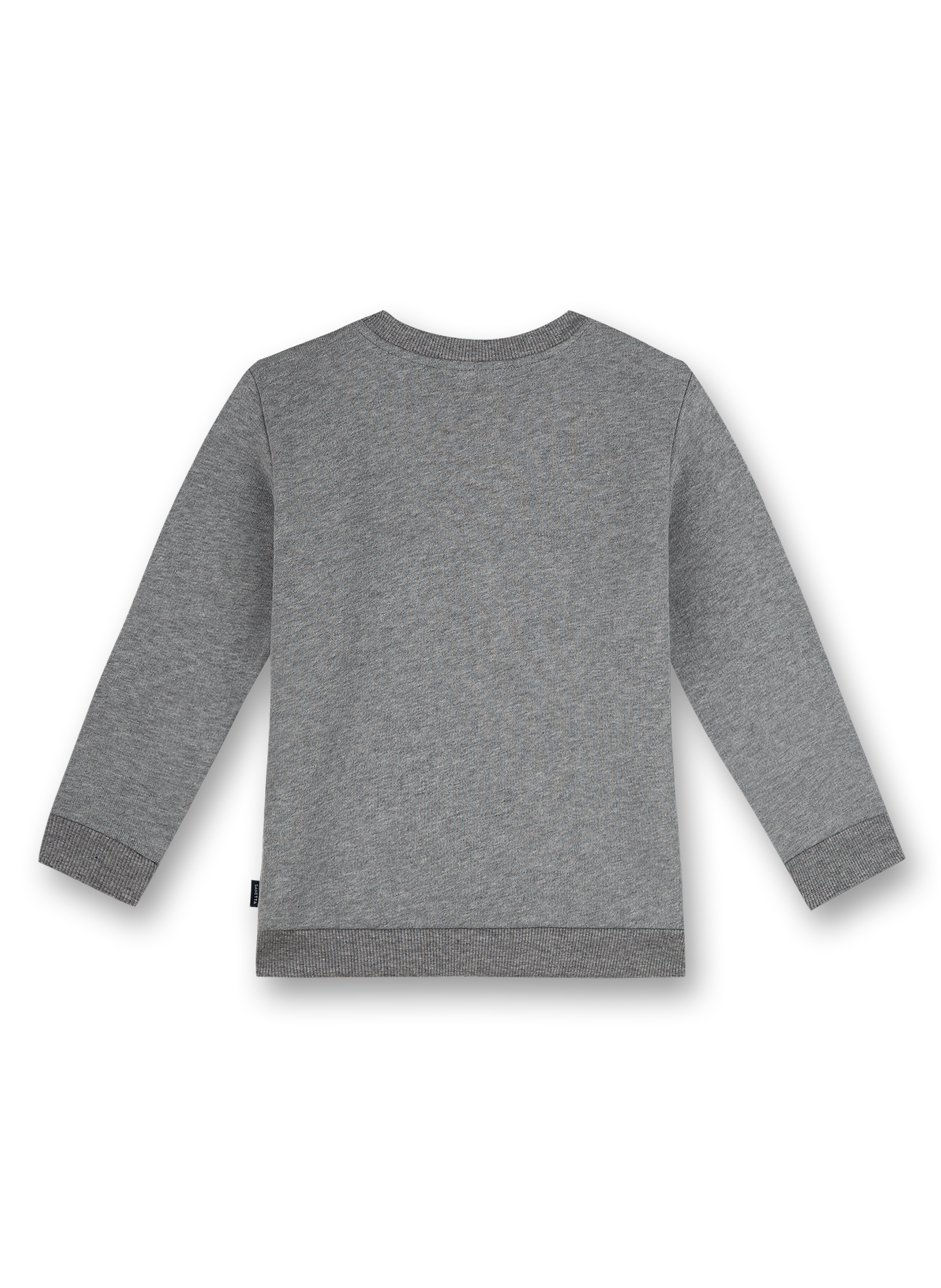 Jungen-Sweatshirt Graumelange Galaxy Star