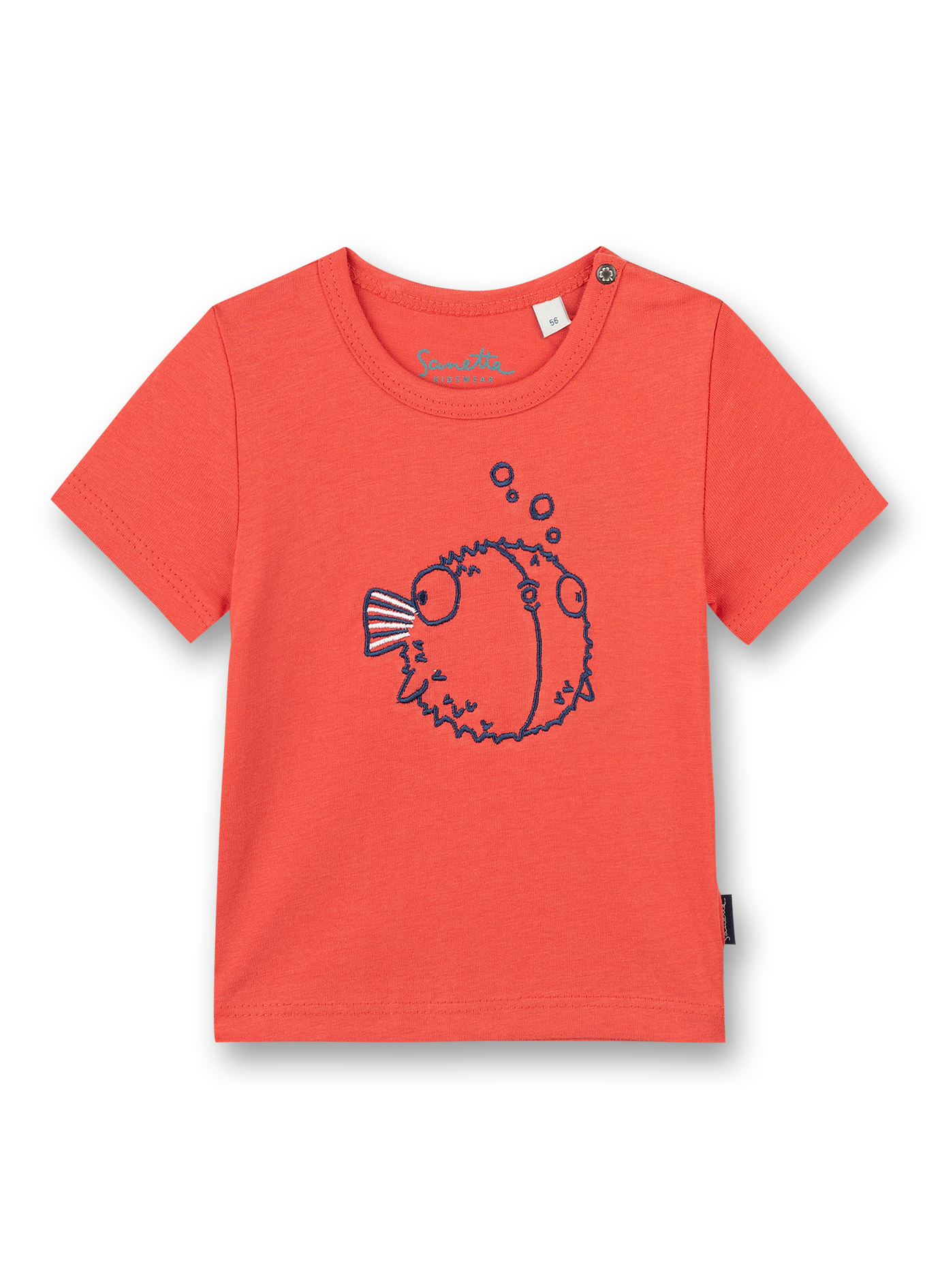 Jungen T-Shirt Rot Ocean Friends