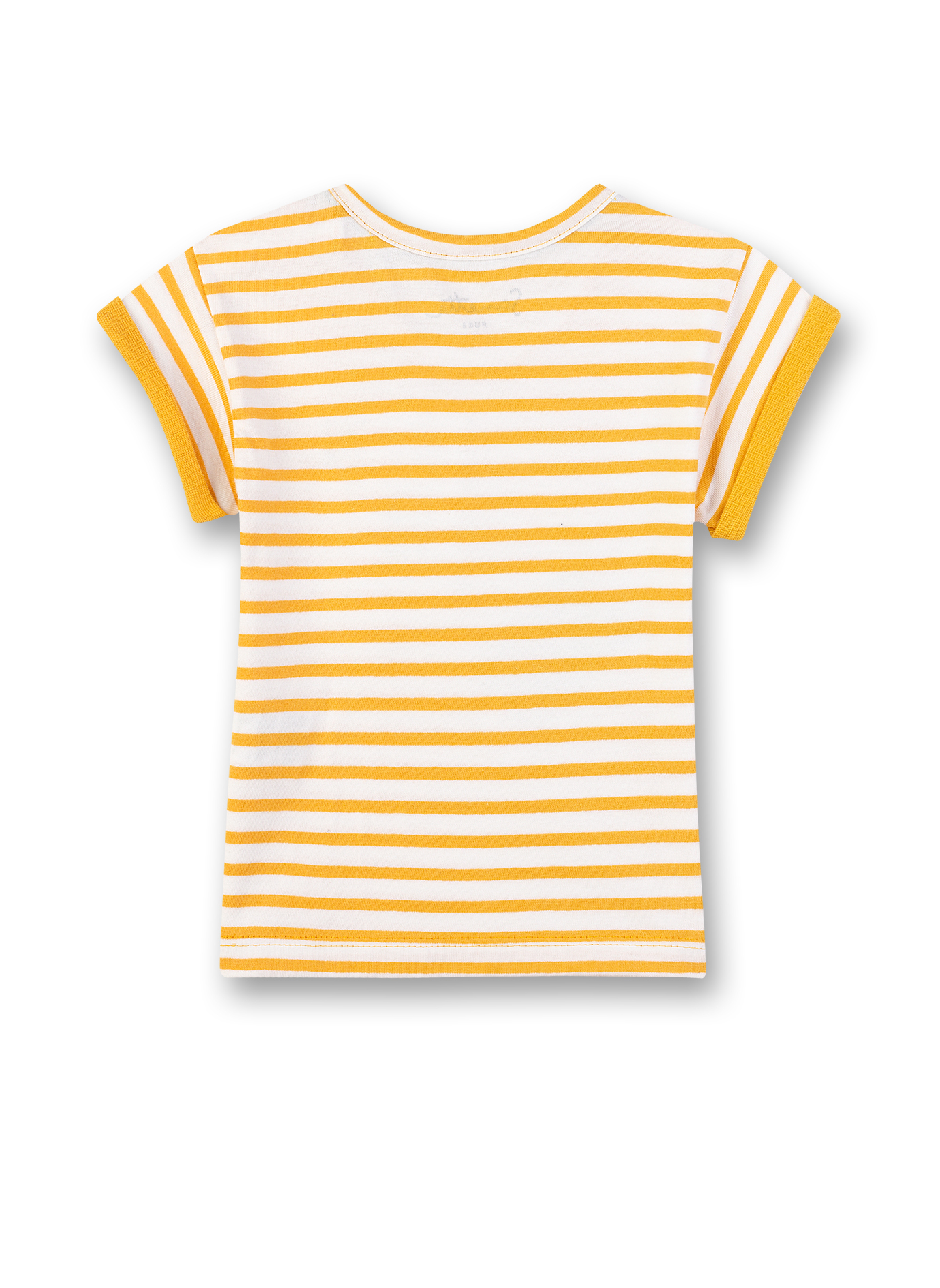 Unisex T-Shirt Gelb-geringelt
