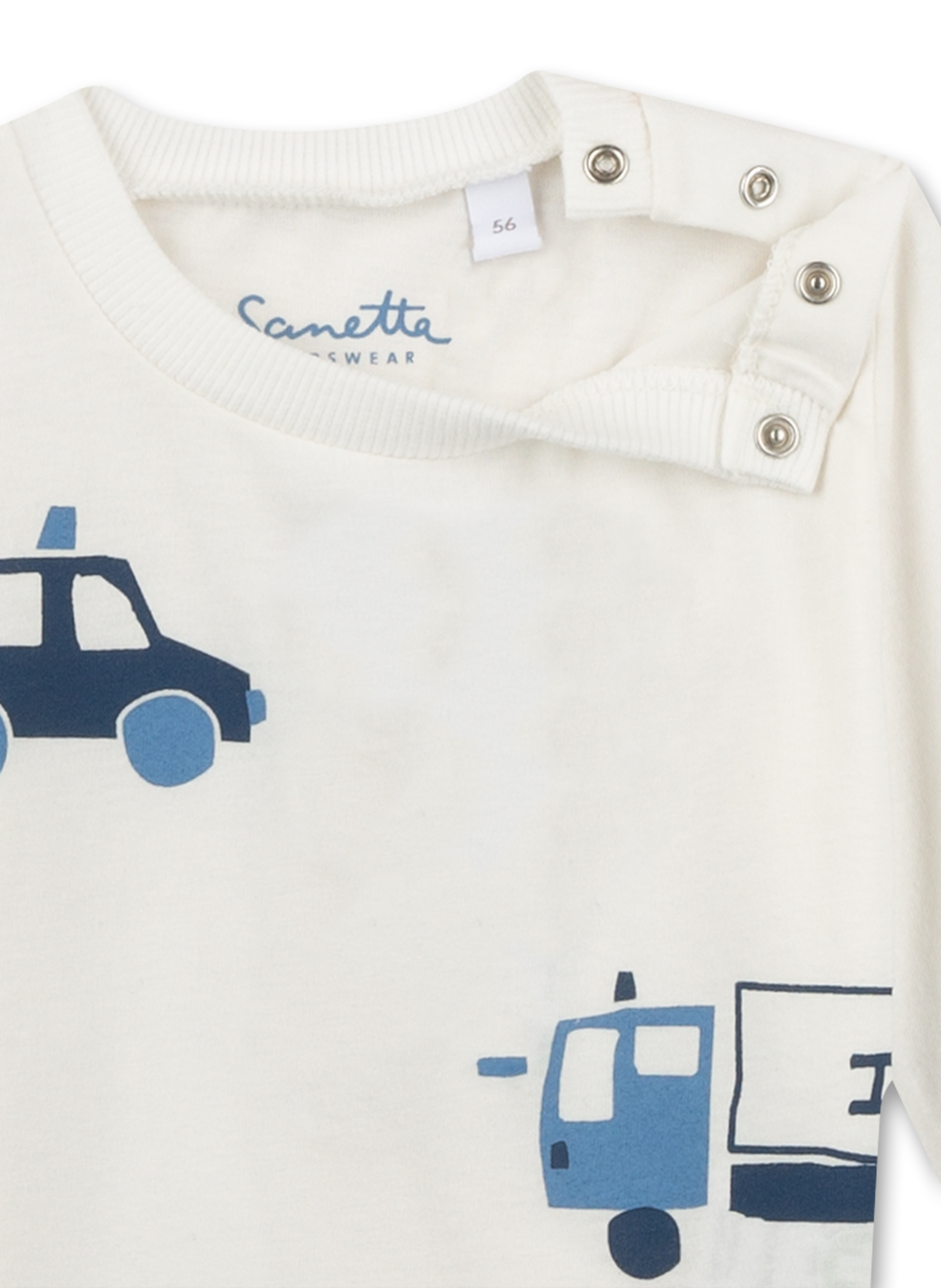 Jungen-Shirt langarm Off-White