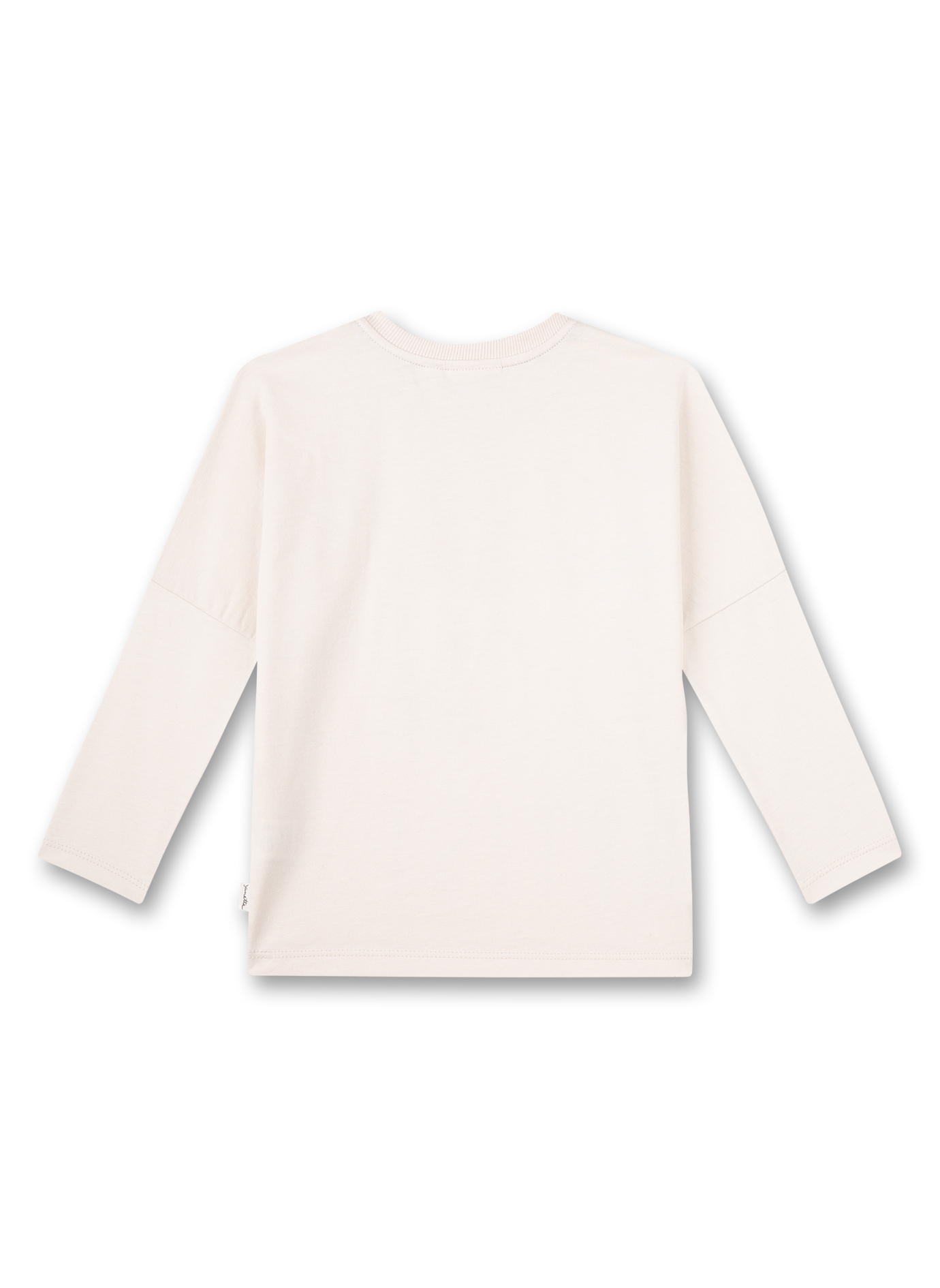 Mädchen-Shirt langarm Off-White