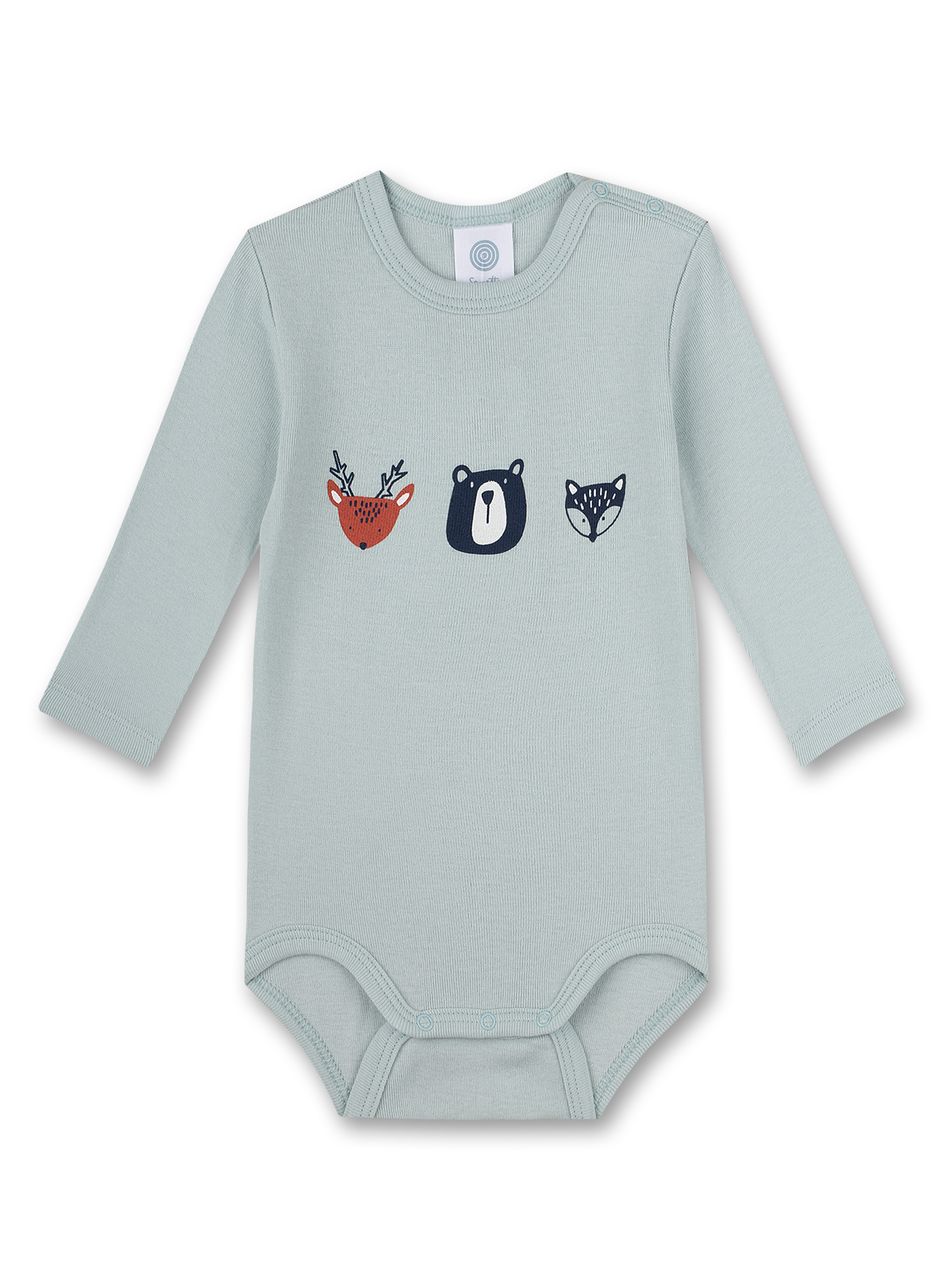 Body langarm Hellblau