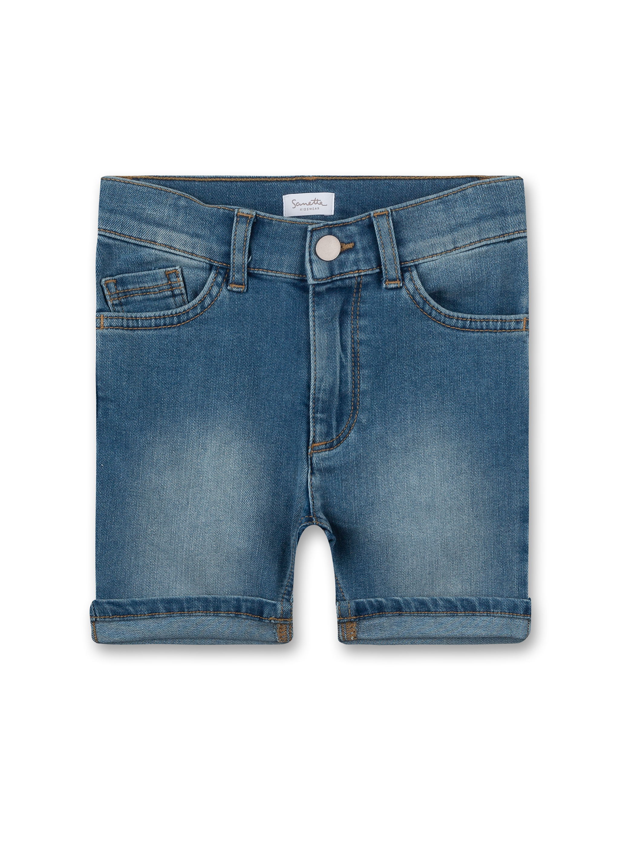 Jungen-Shorts Denim Blau