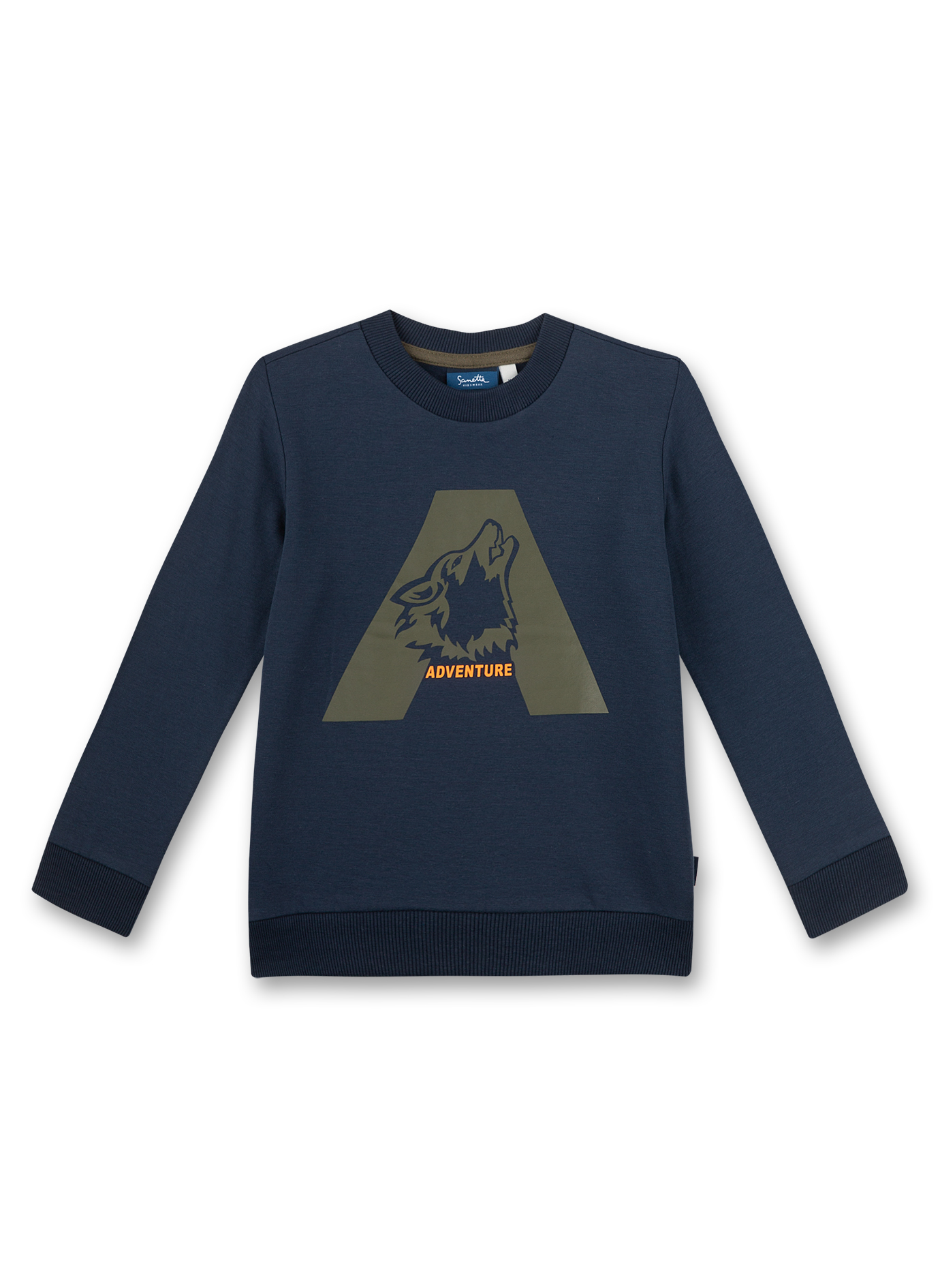 Jungen-Sweatshirt Blau Expedition