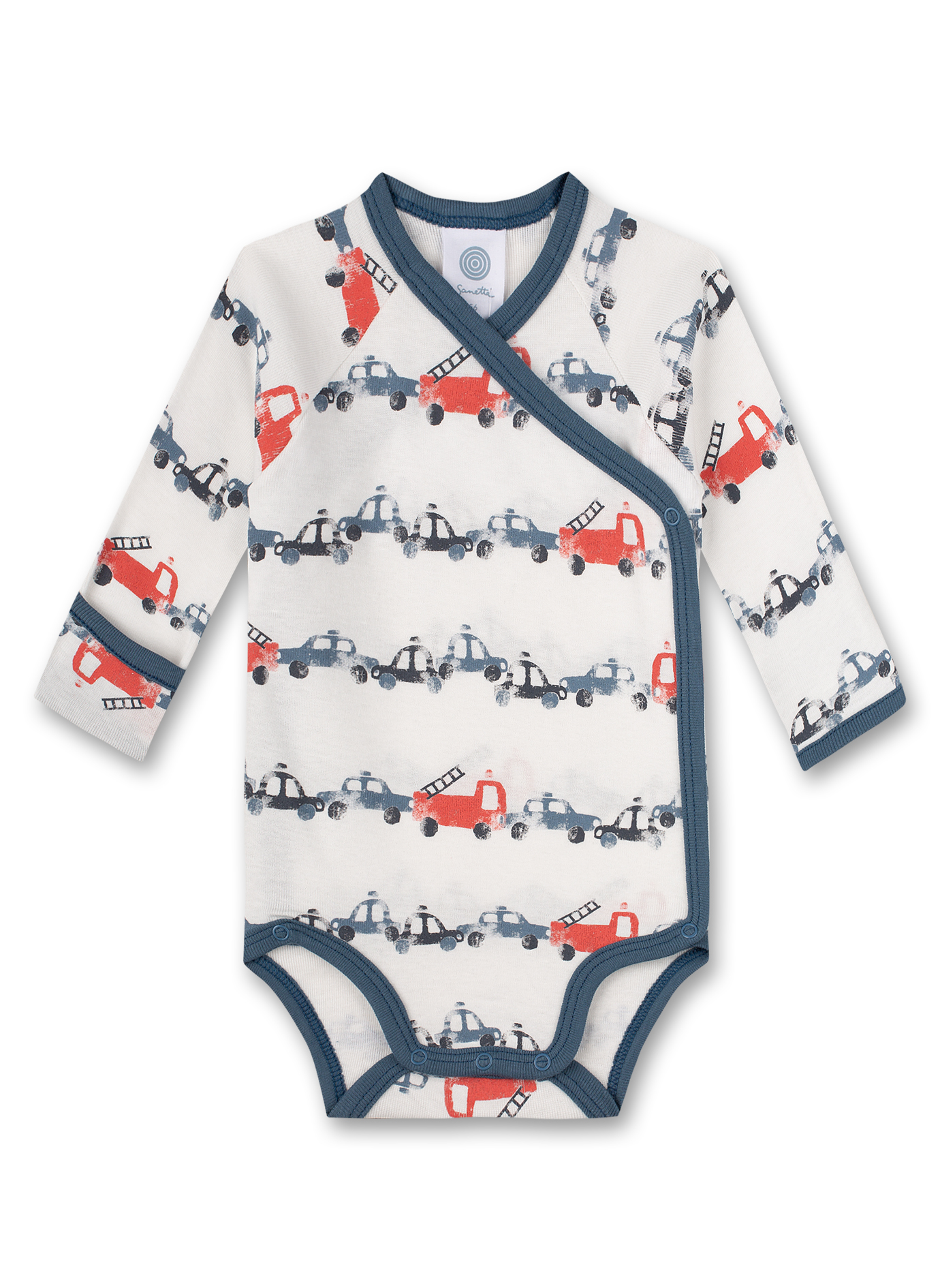 Wickelbody langarm Off-White Fire Truck