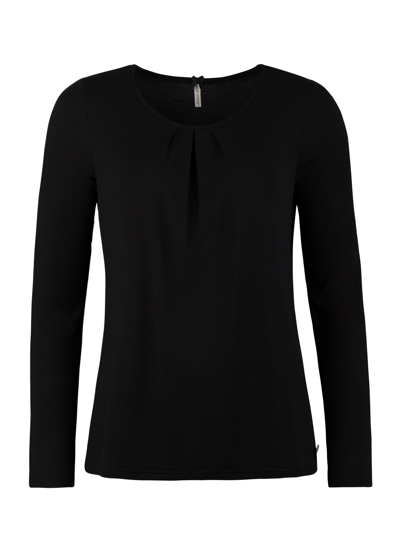 Damen-Shirt langarm Schwarz