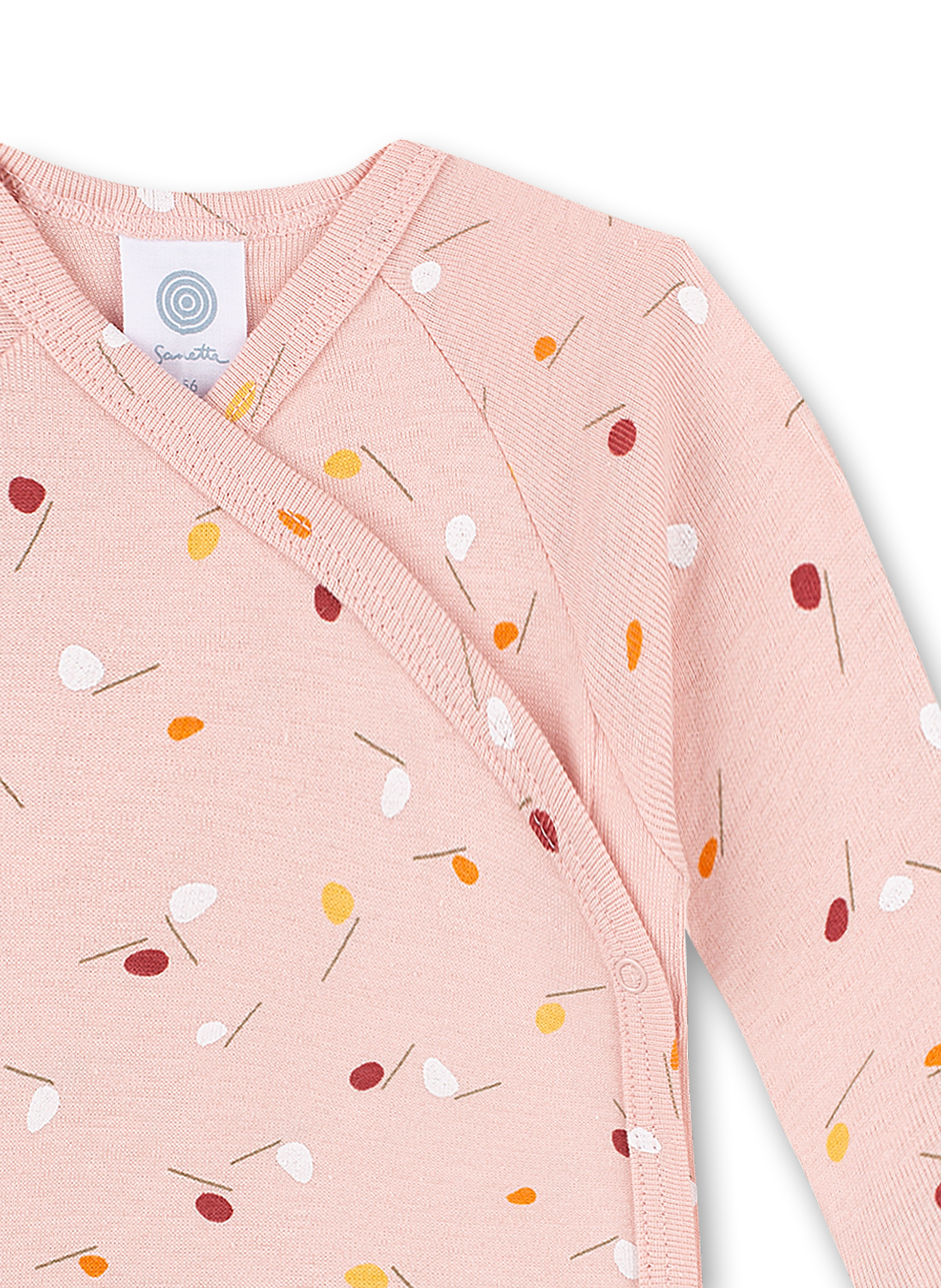Wickelbody langarm Rosa Llamalicious
