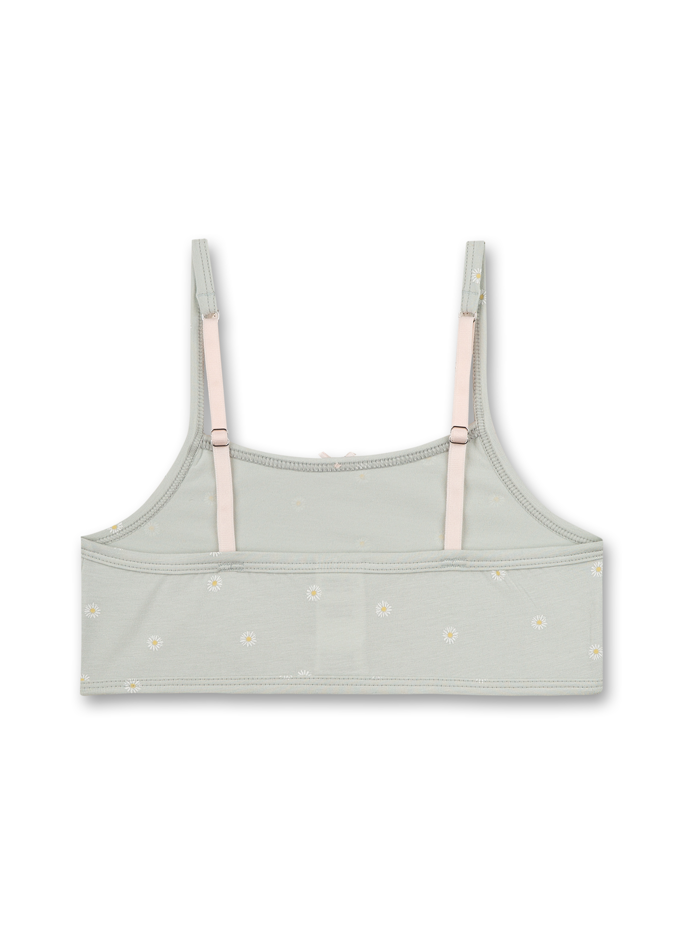 Sanetta Mädchen Bustier – Grauer Sport-BH Aus Baumwolle, Super Bequem