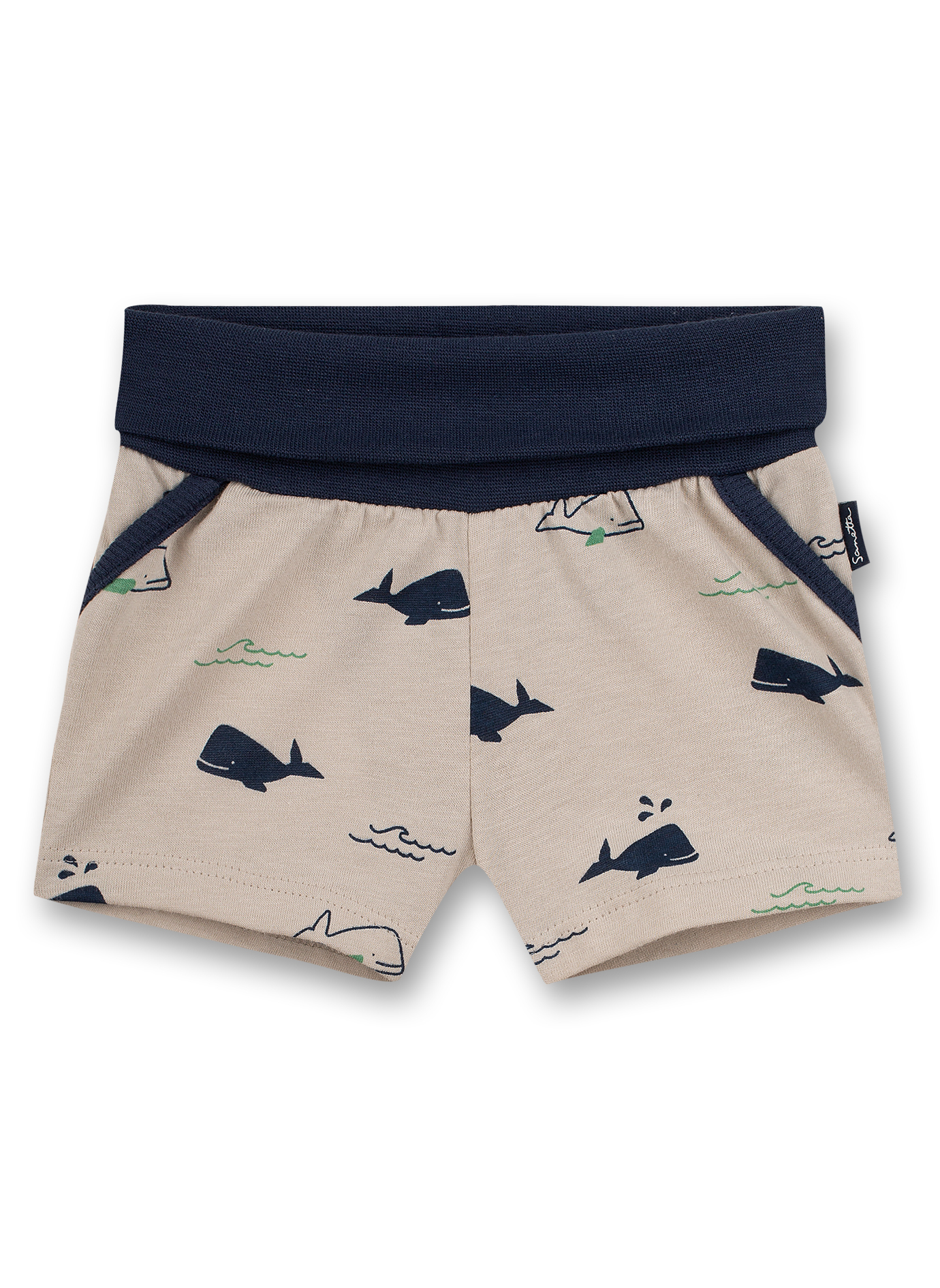 Jungen-Shorts Beige Little Whale