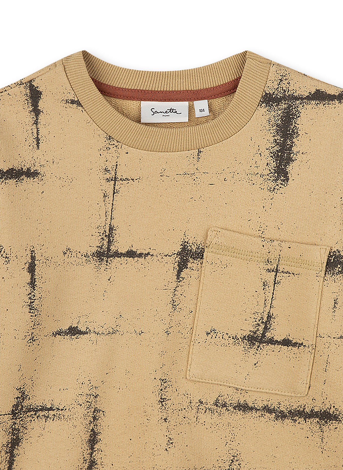 Jungen-Sweatshirt Beige