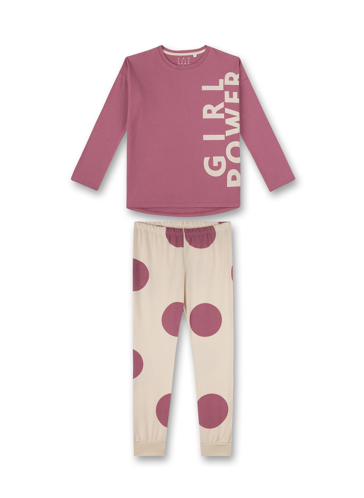 Mädchen-Schlafanzug Rosa Athleisure
