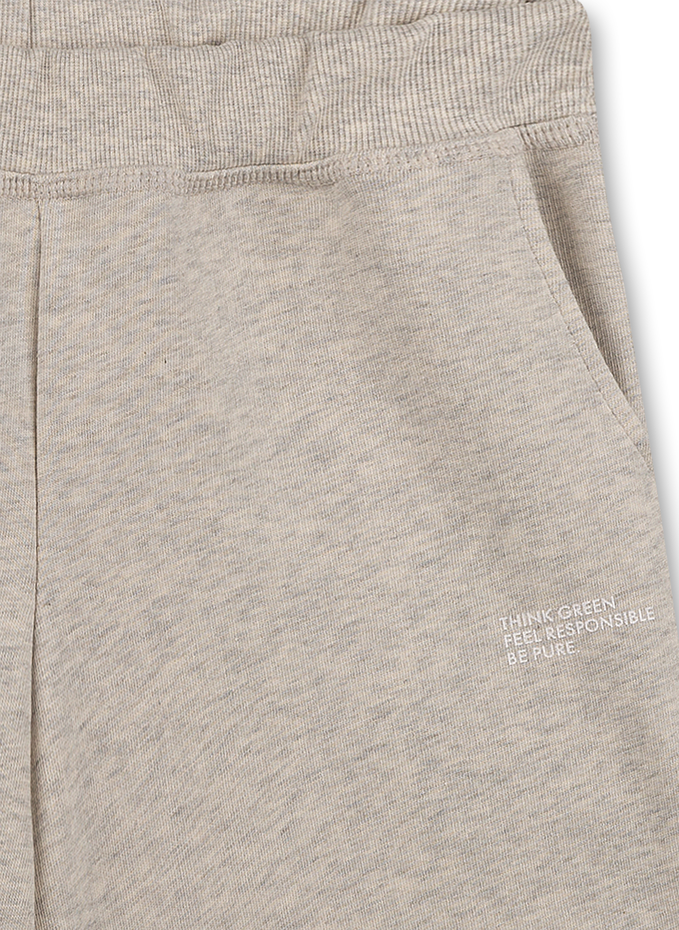 Unisex-Sweatshorts Beige