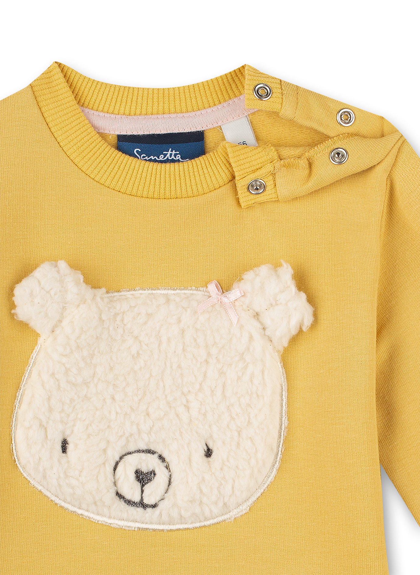 Mädchen-Sweatshirt Gelb Little Bear