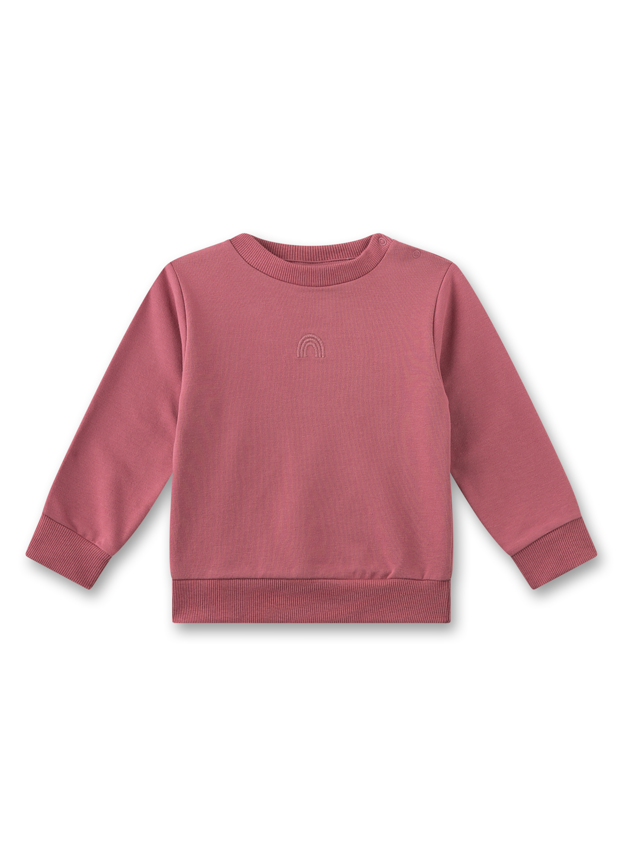 Baby-Sweatshirt rosa Regenbogen