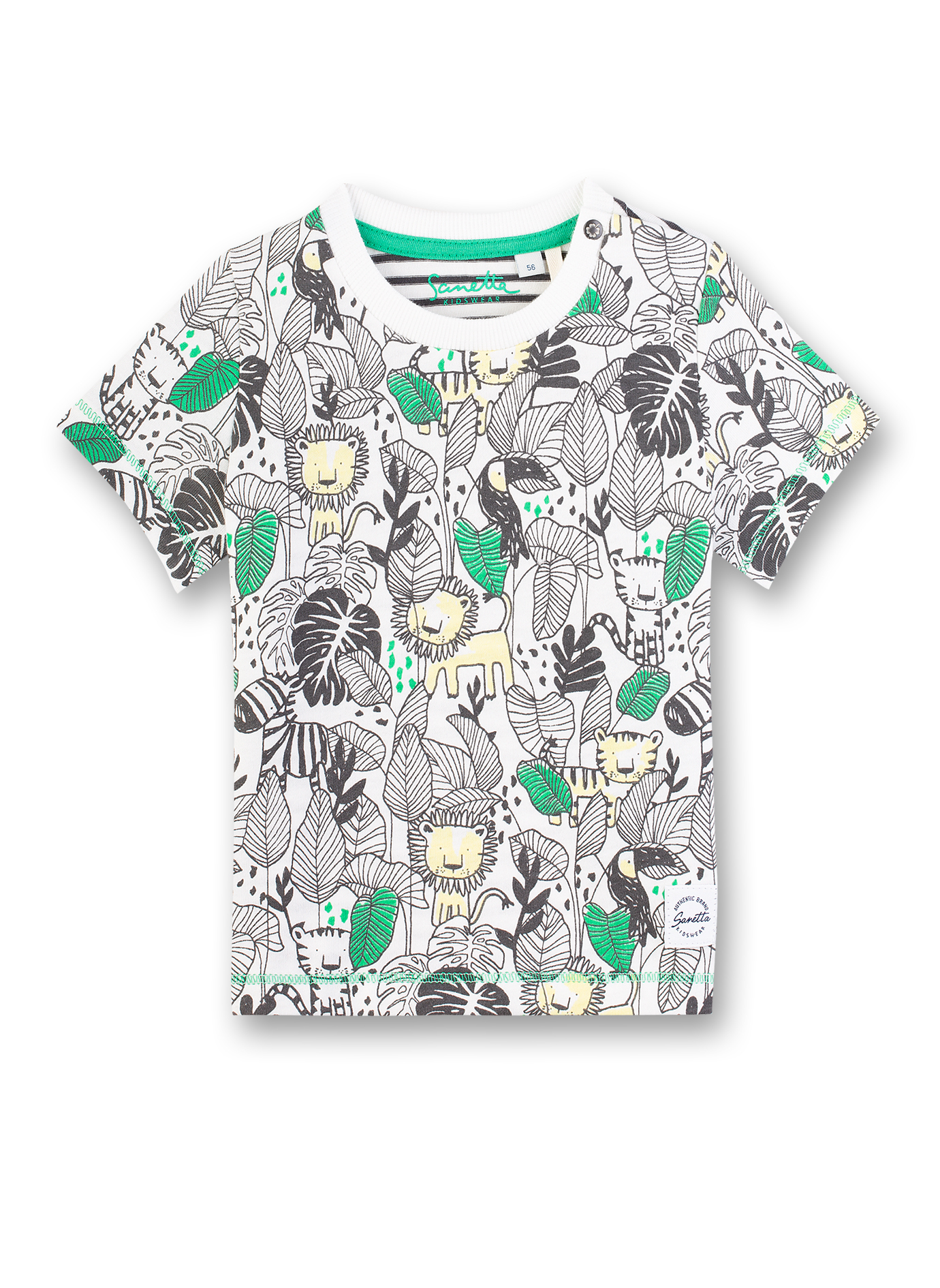 Jungen T-Shirt Dschungel-Allover Little Friends