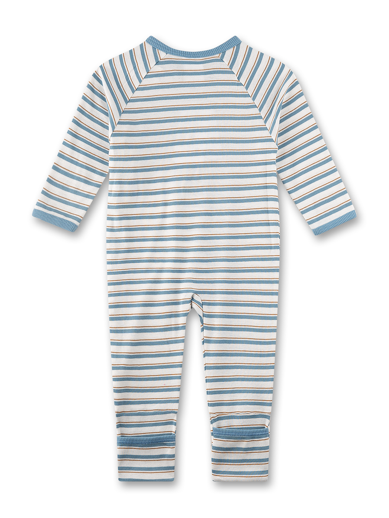 Babys Strampler, Streifenmuster, Langarm?, Baumwolle, Spielanzug