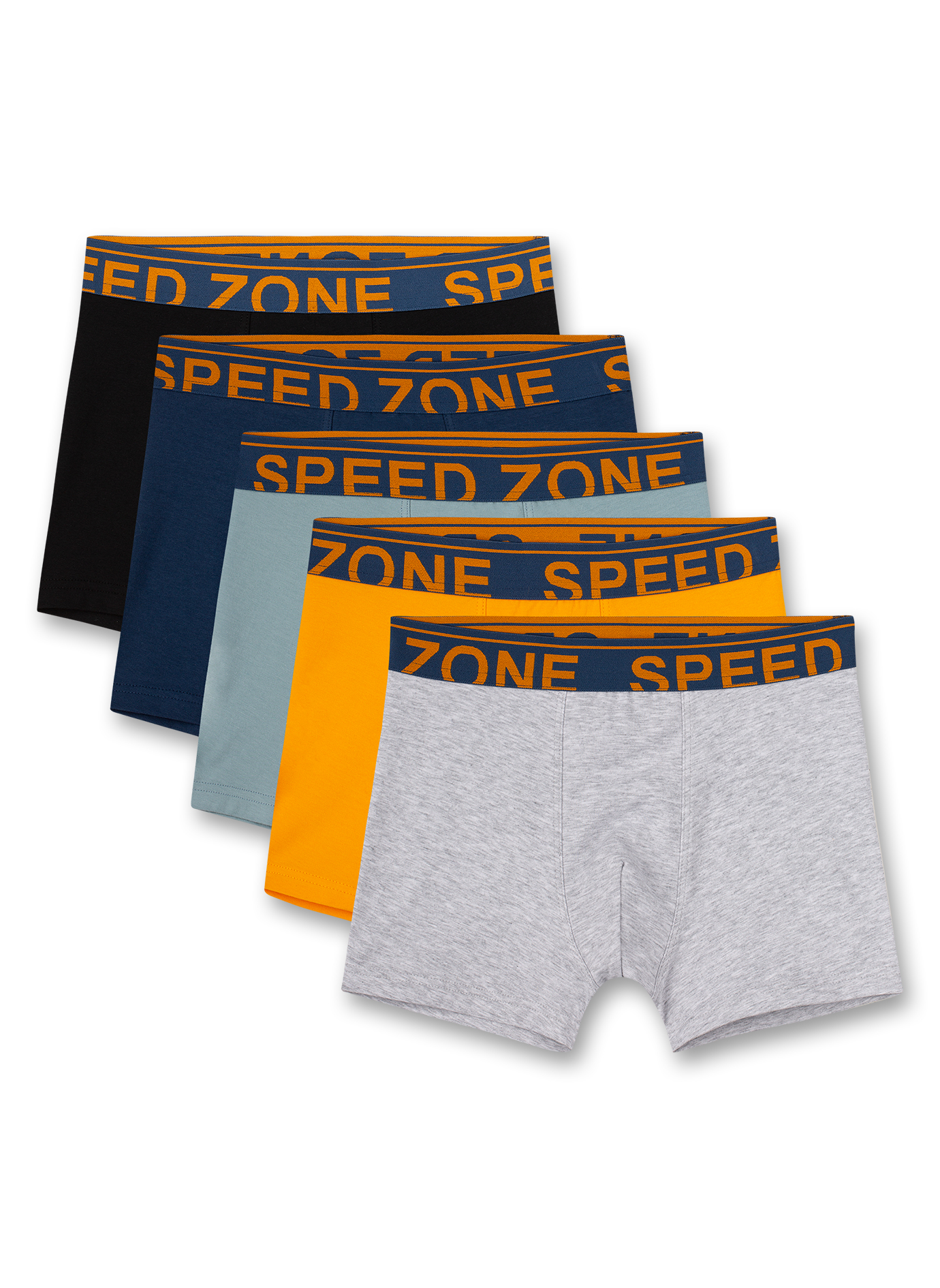 Jungen-Hipshorts (5er-Pack) Graumelange