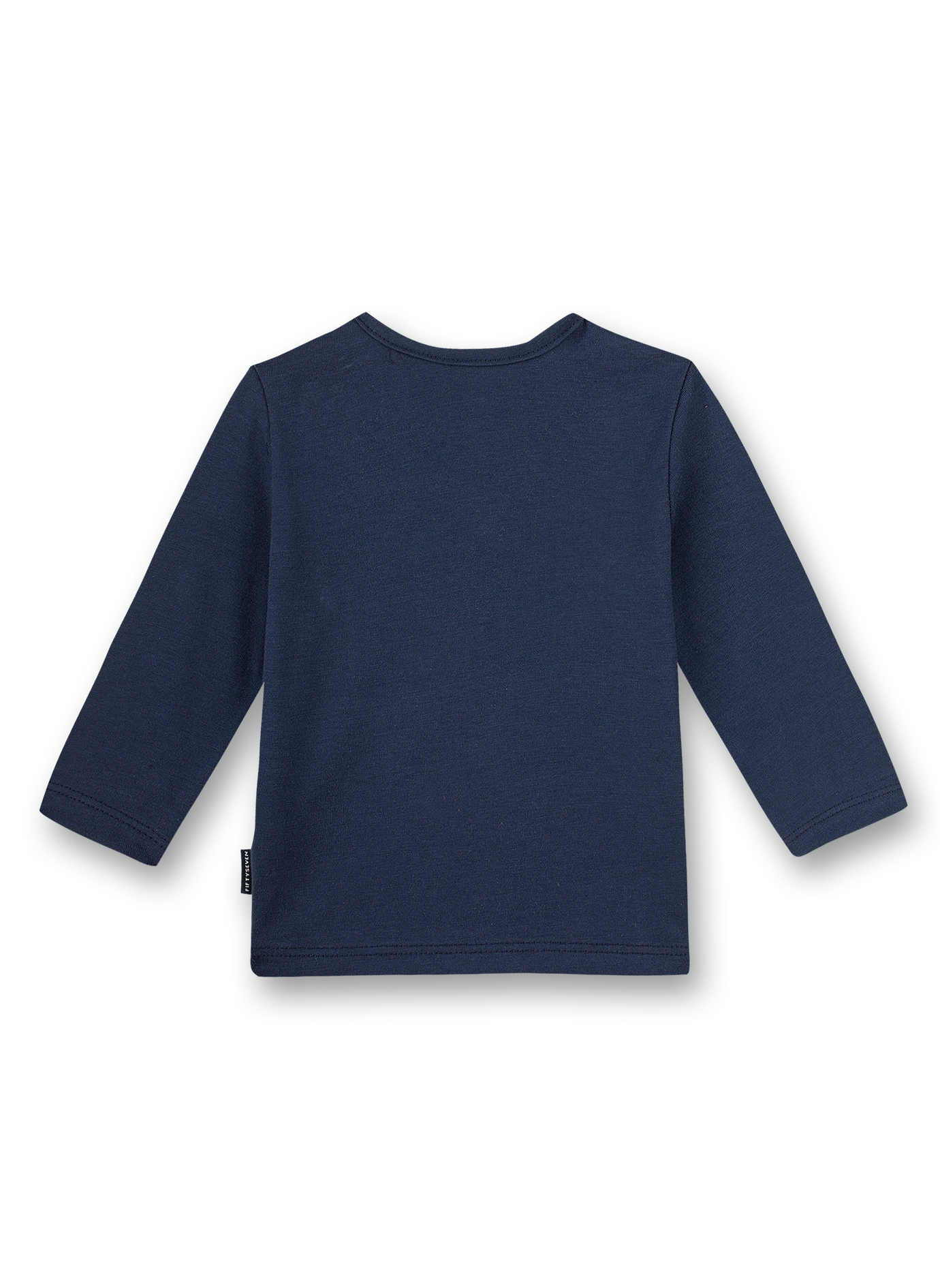 Jungen-Shirt langarm Blau Family Elephant