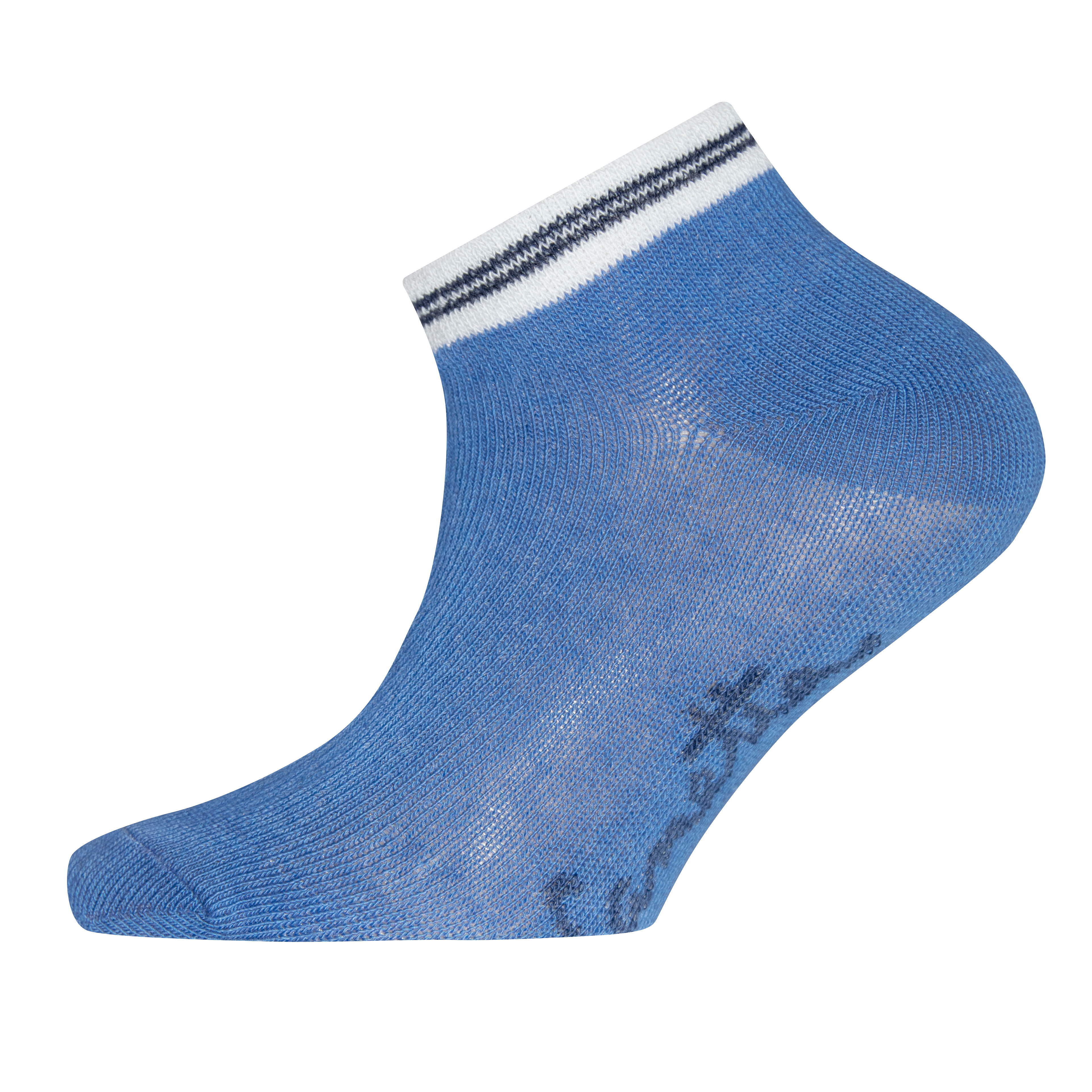 Jungen Sneaker-Socken (Doppelpack) Blau und Weiß