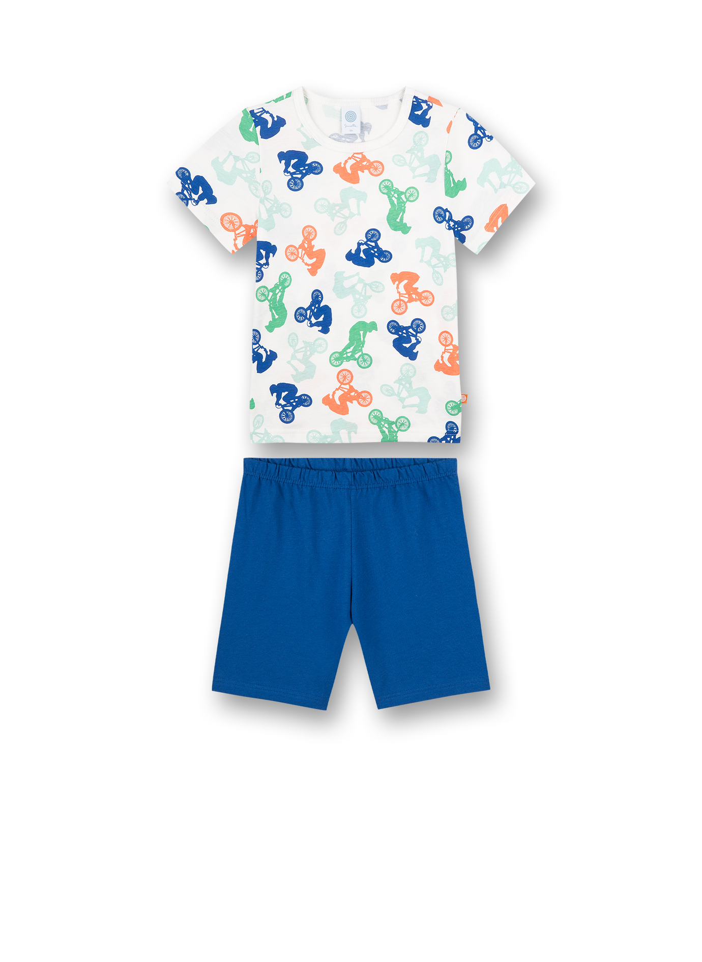 Jungen-Schlafanzug kurz Off-White
