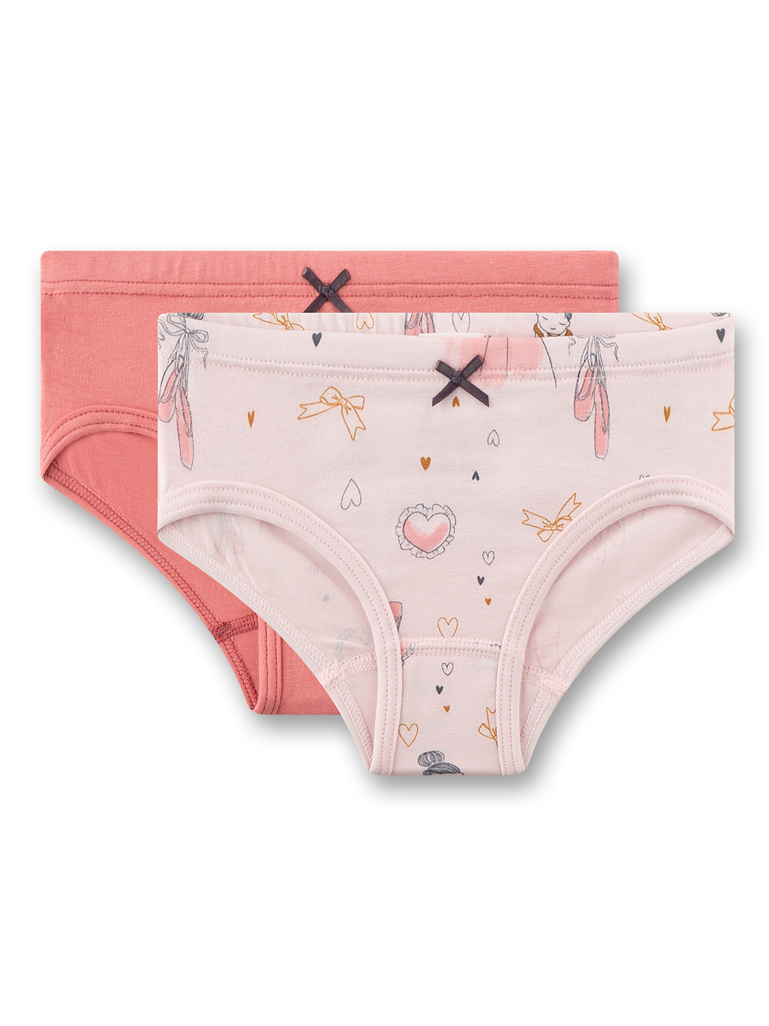 Unterwäsche, Höschen, Mädchen, Print, Rosa