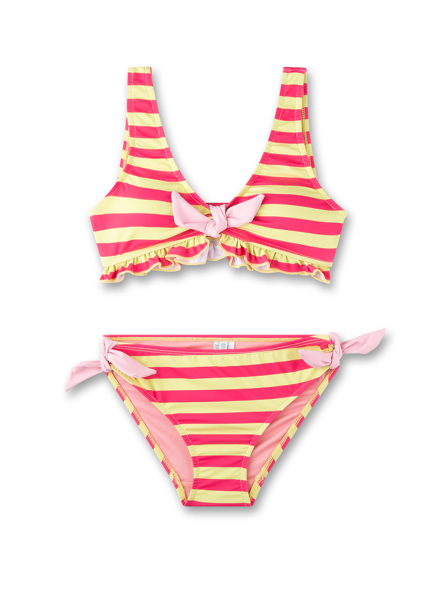 Mädchen-Bikini gelb