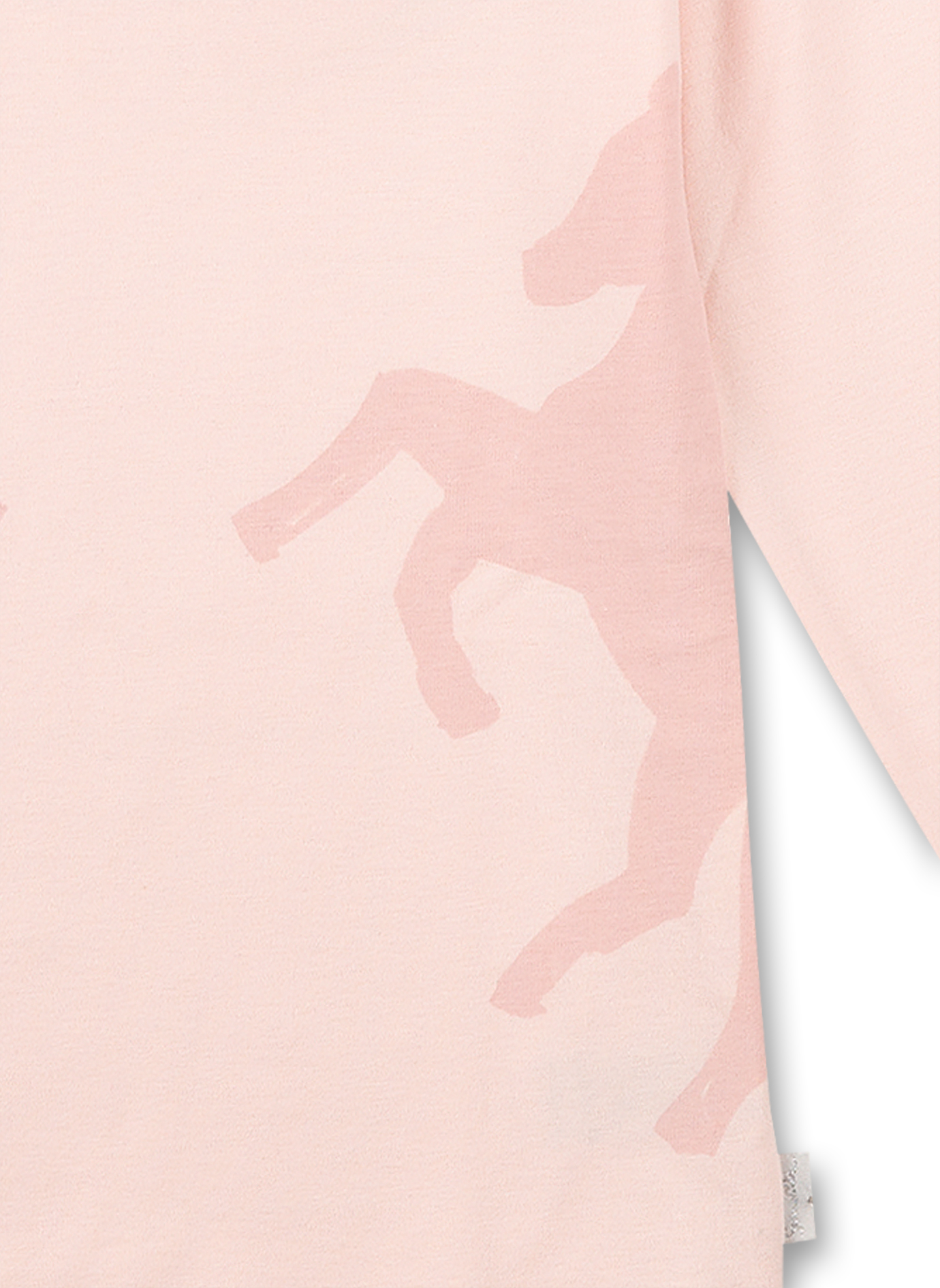 Mädchen-Shirt langarm Rosa Flying Pegasus 
