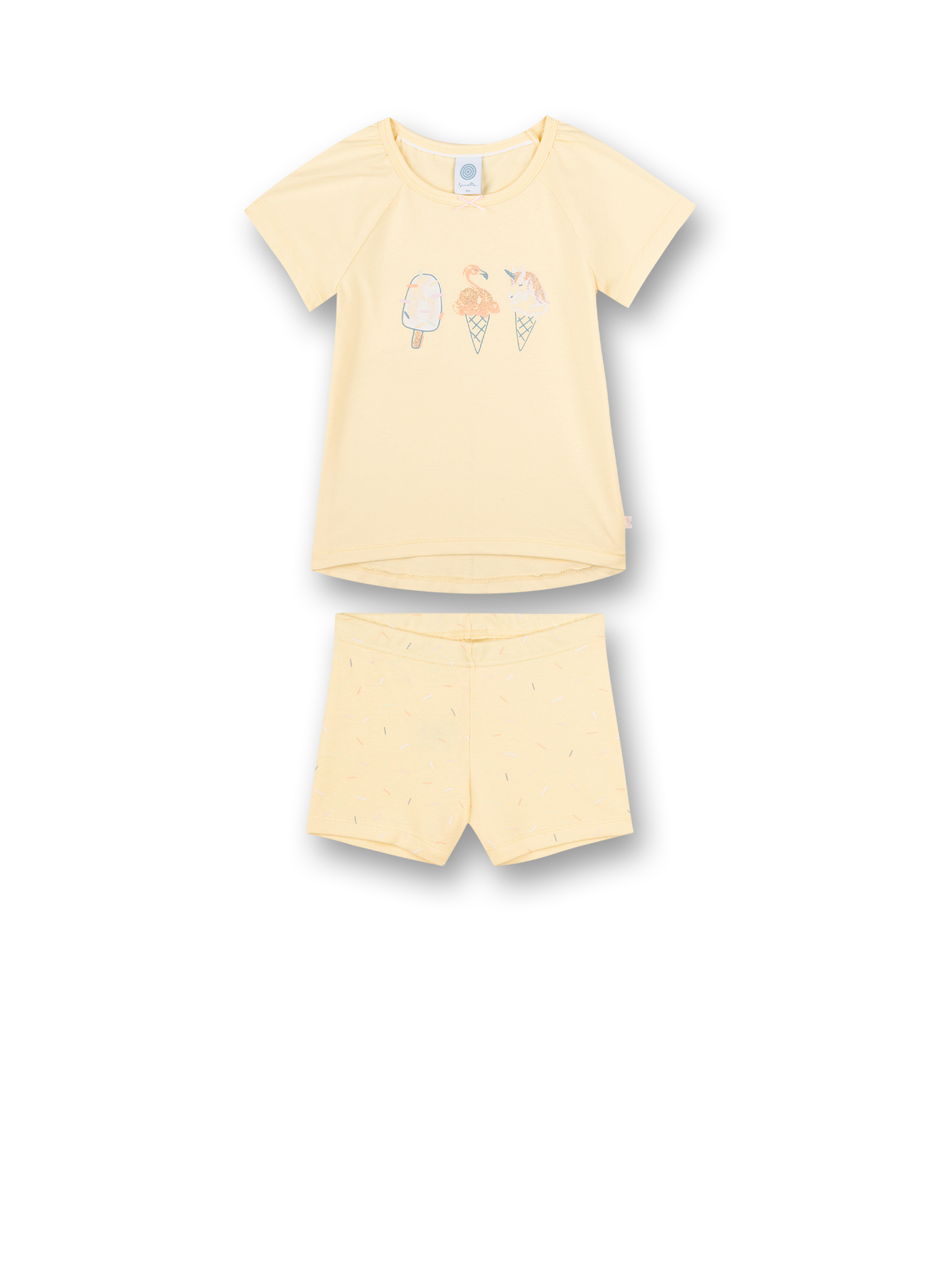 Mädchen-Schlafanzug Gelb Sweet Summer