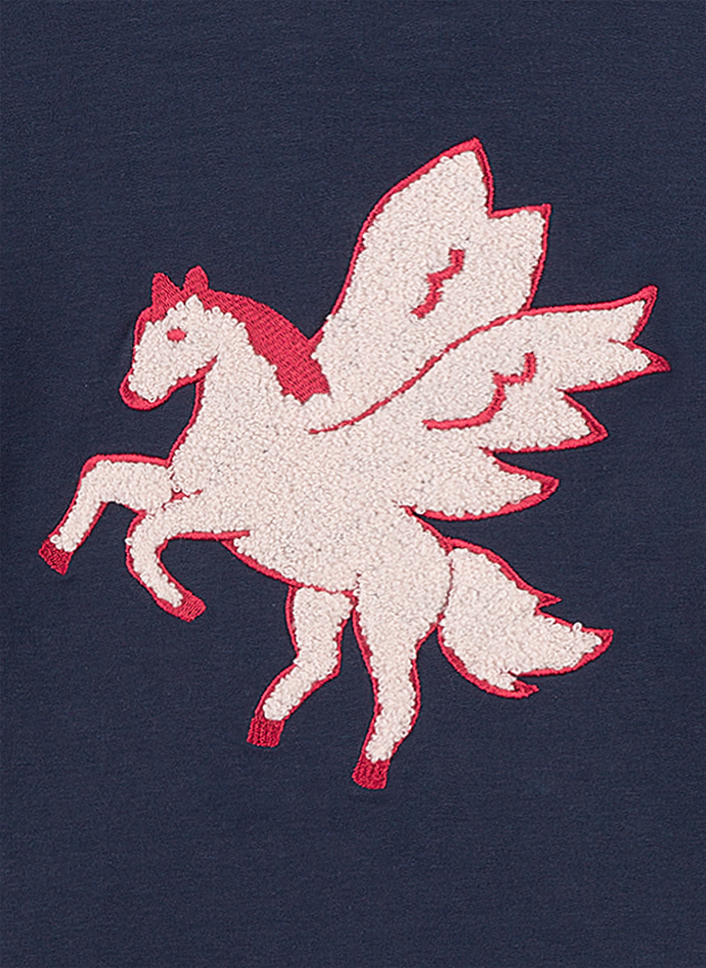 Mädchen-Sweatshirt Dunkelblau Flying Pegasus