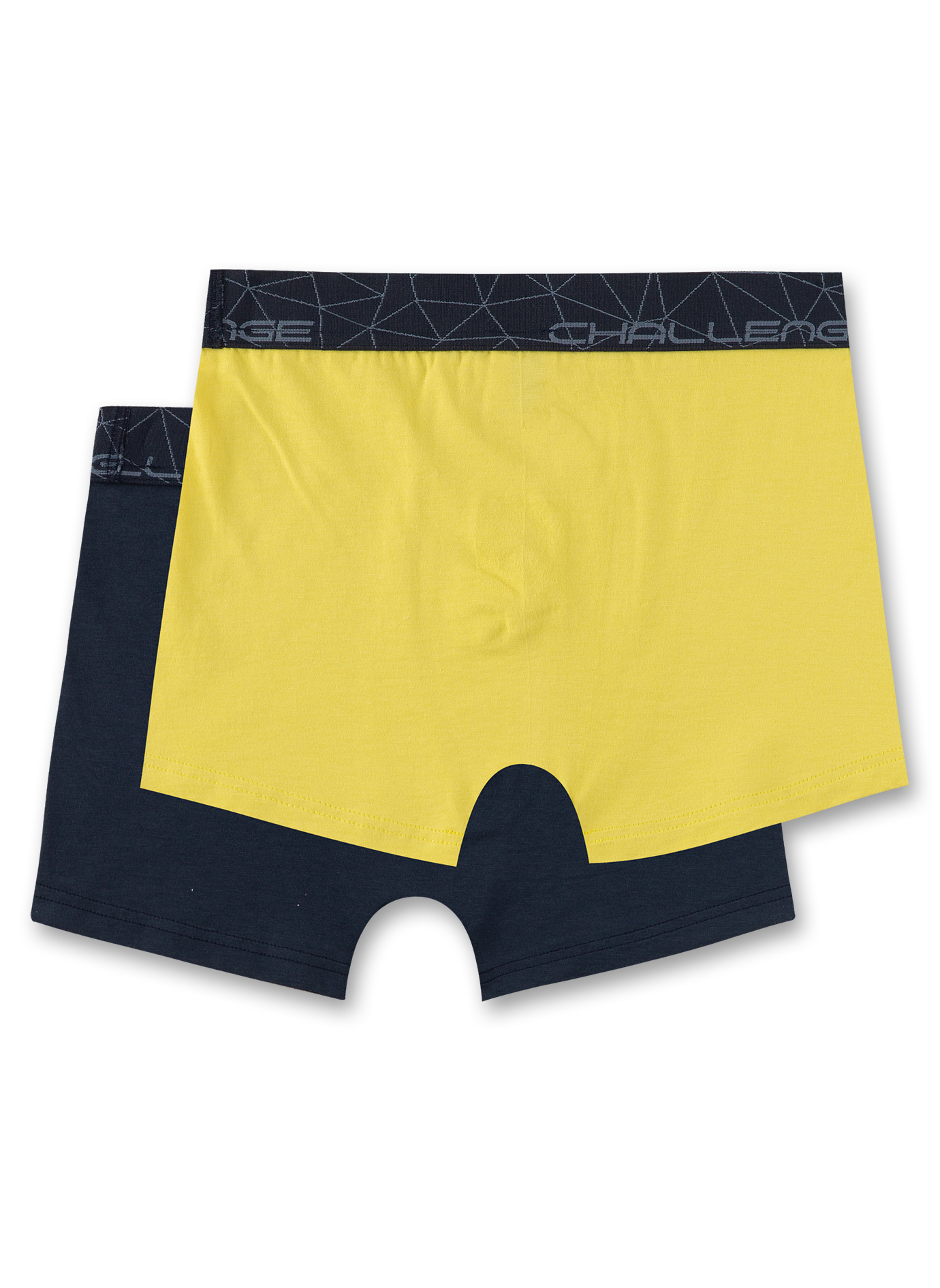 Jungen-Hipshorts (Doppelpack) Blau & Gelb