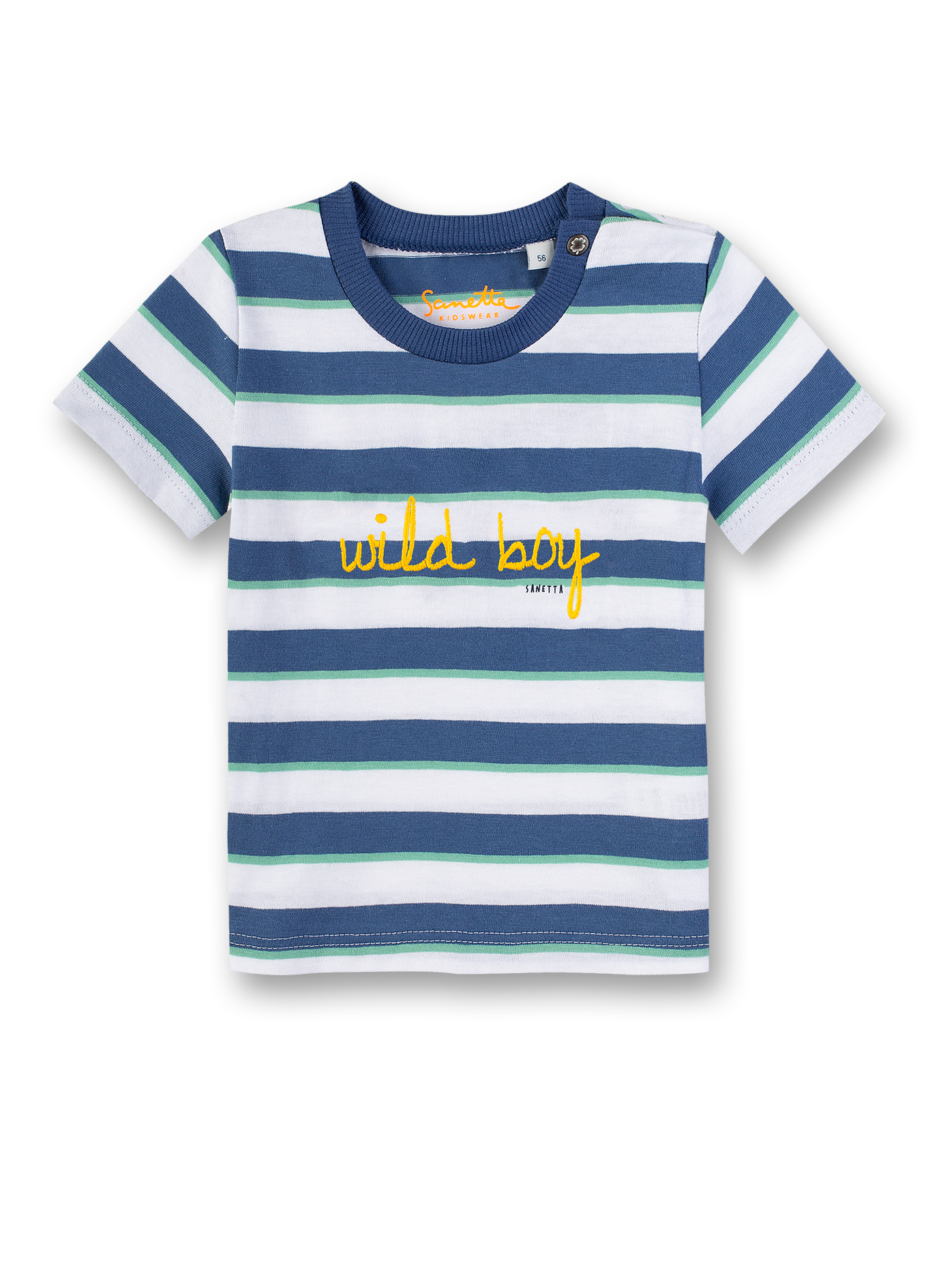 Jungen T-Shirt Blau-geringelt Croco an Friends