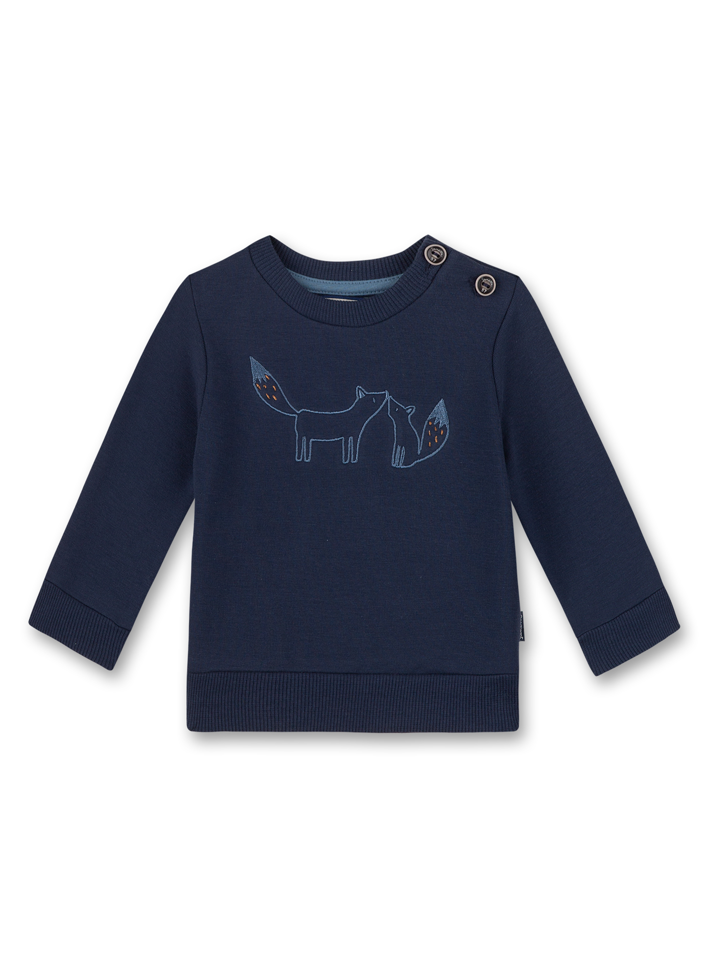 Jungen-Sweatshirt Blau Clever Fox