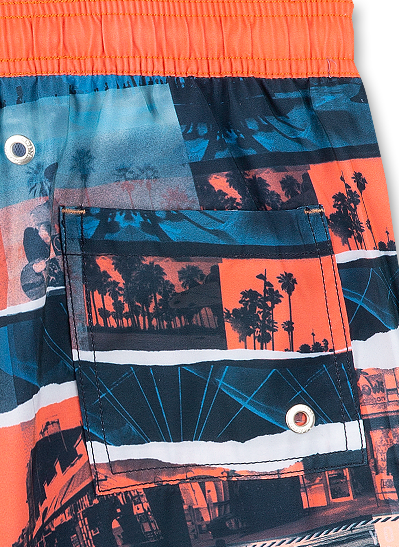 Jungen-Badeshorts Rot