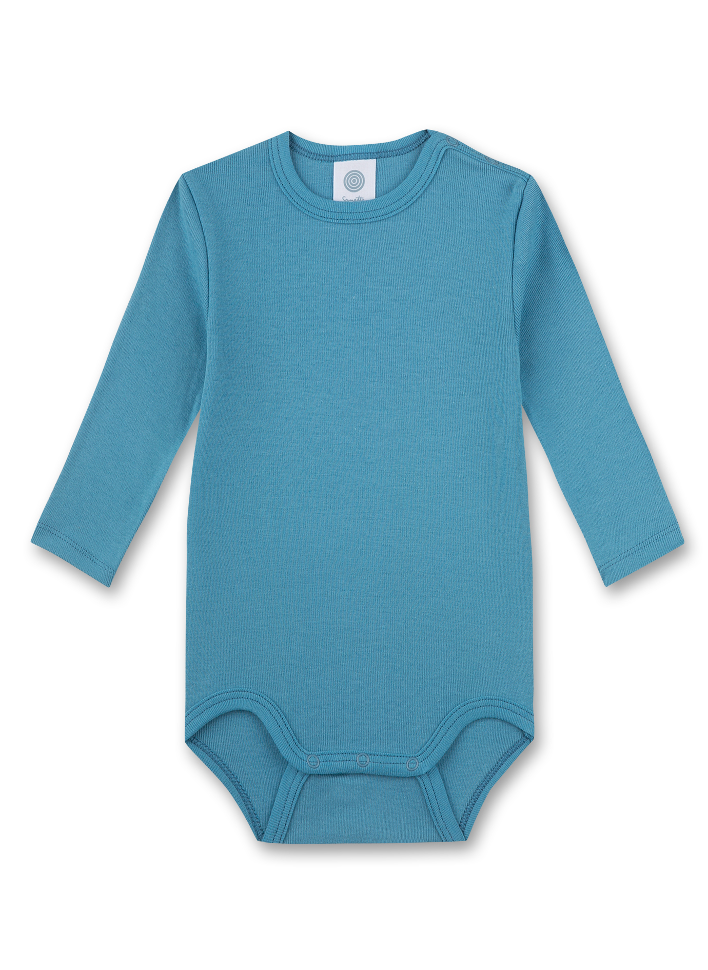 Body langarm (Dreierpack) Blau und Weiß Elefant