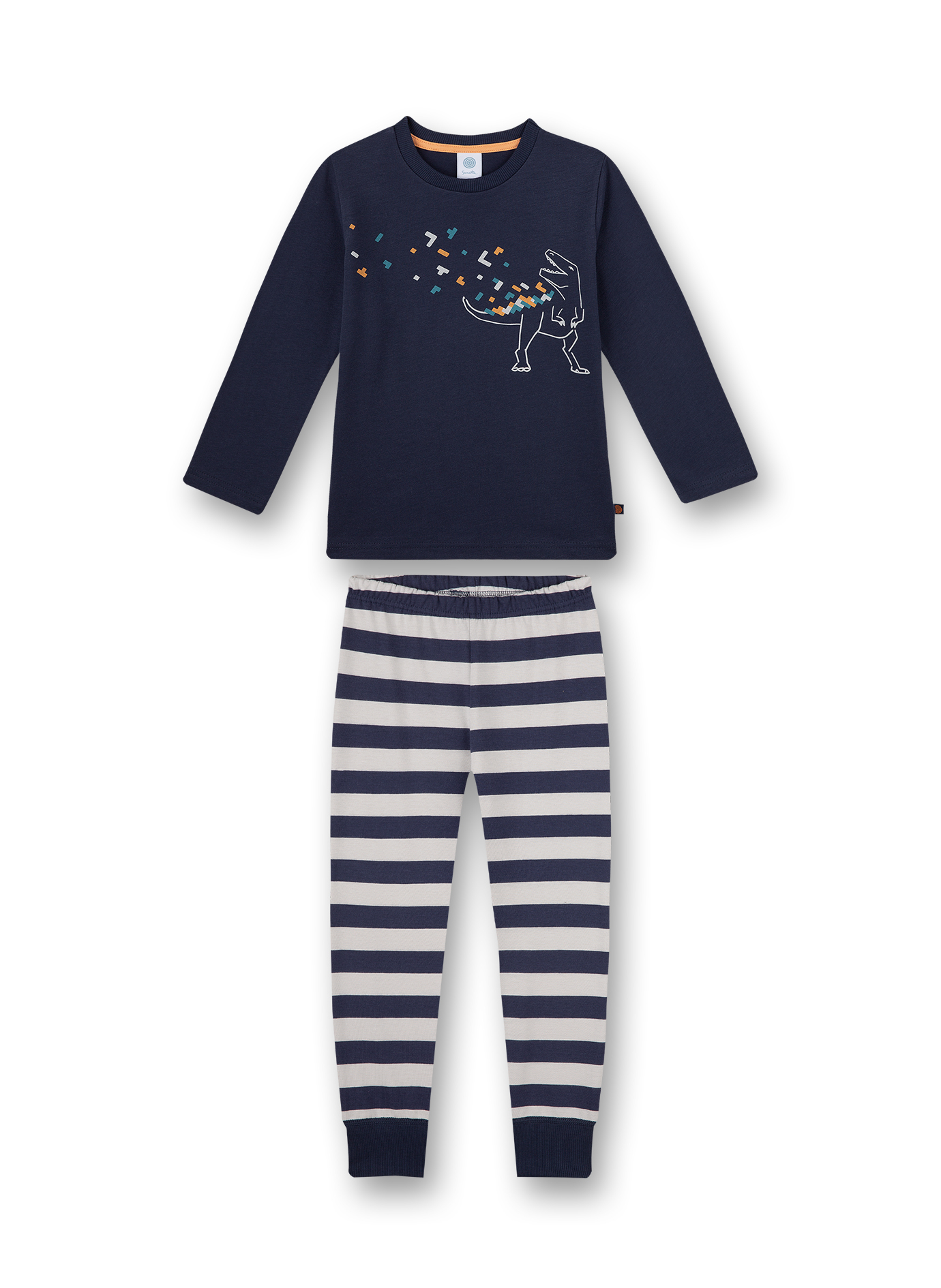 Jungen-Schlafanzug Blau Dino