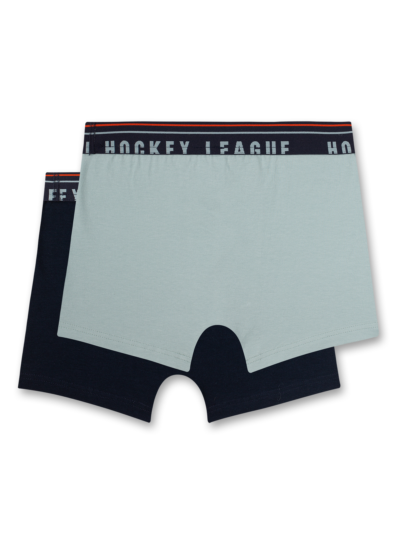 Jungen-Hipshorts (Doppelpack) Blau Hockey League