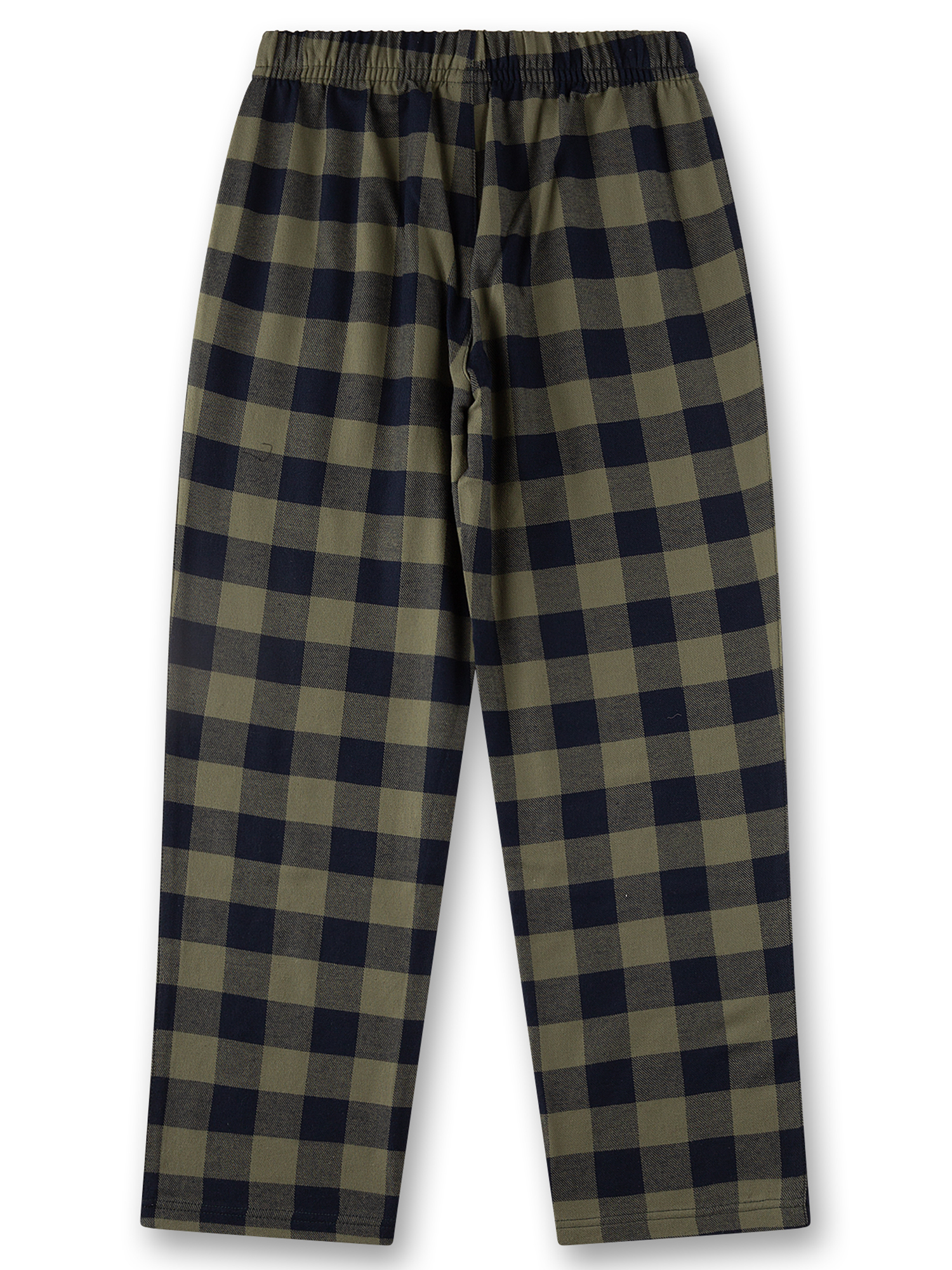 Hose, Karomuster, Grau-Schwarz, Kordelzug, Elastischer Bund